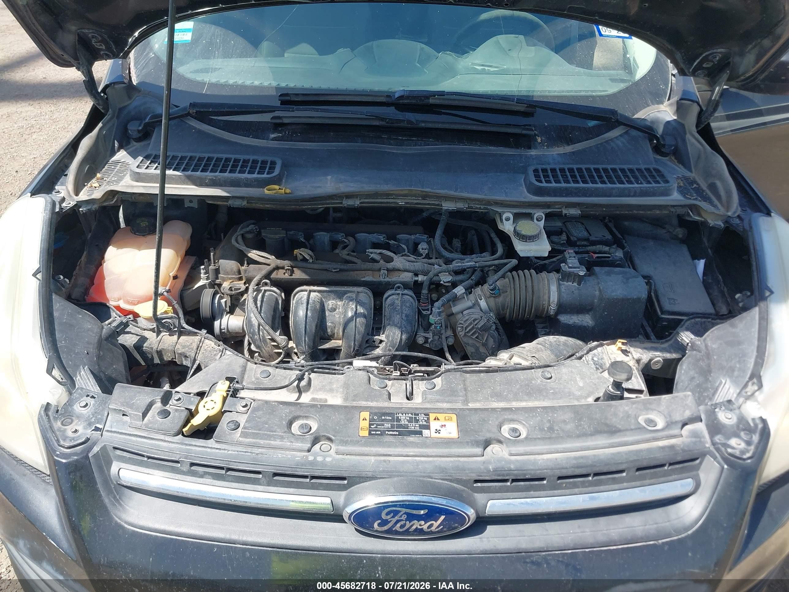 2015 Ford Escape Se Black vin: 1FMCU0G77FUB75282