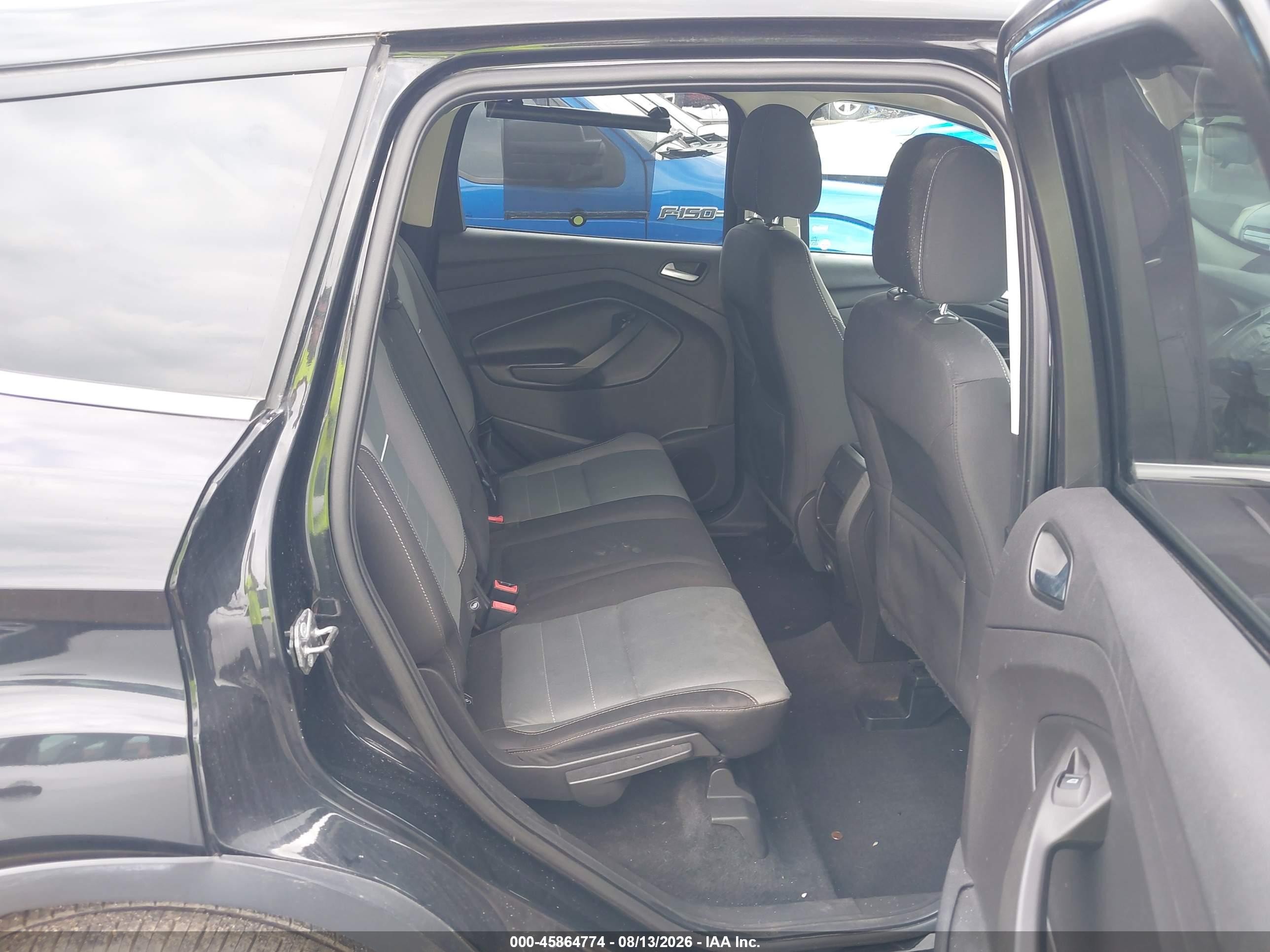 2015 Ford Escape Se Black vin: 1FMCU0G77FUB79641