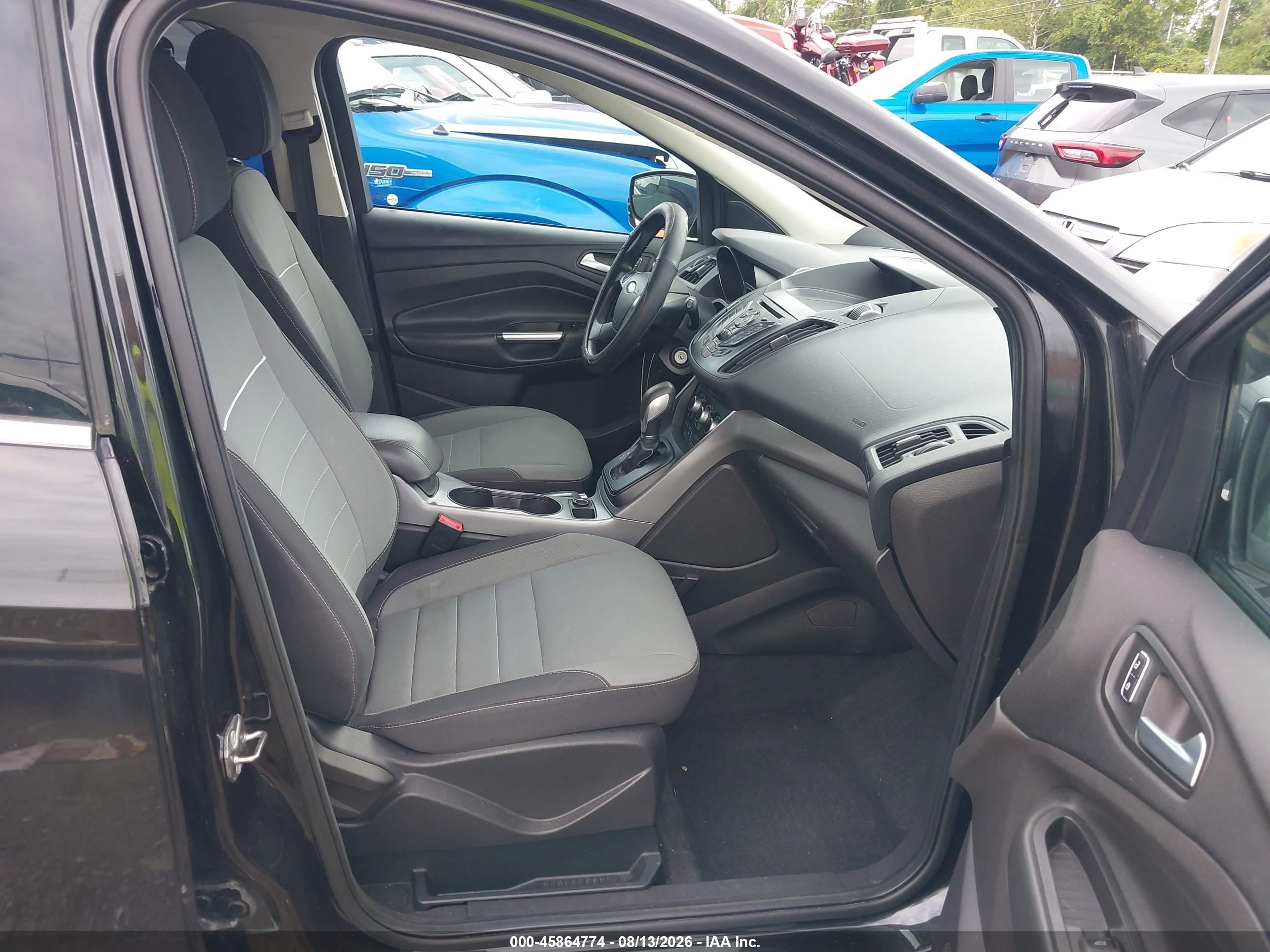 2015 Ford Escape Se Black vin: 1FMCU0G77FUB79641