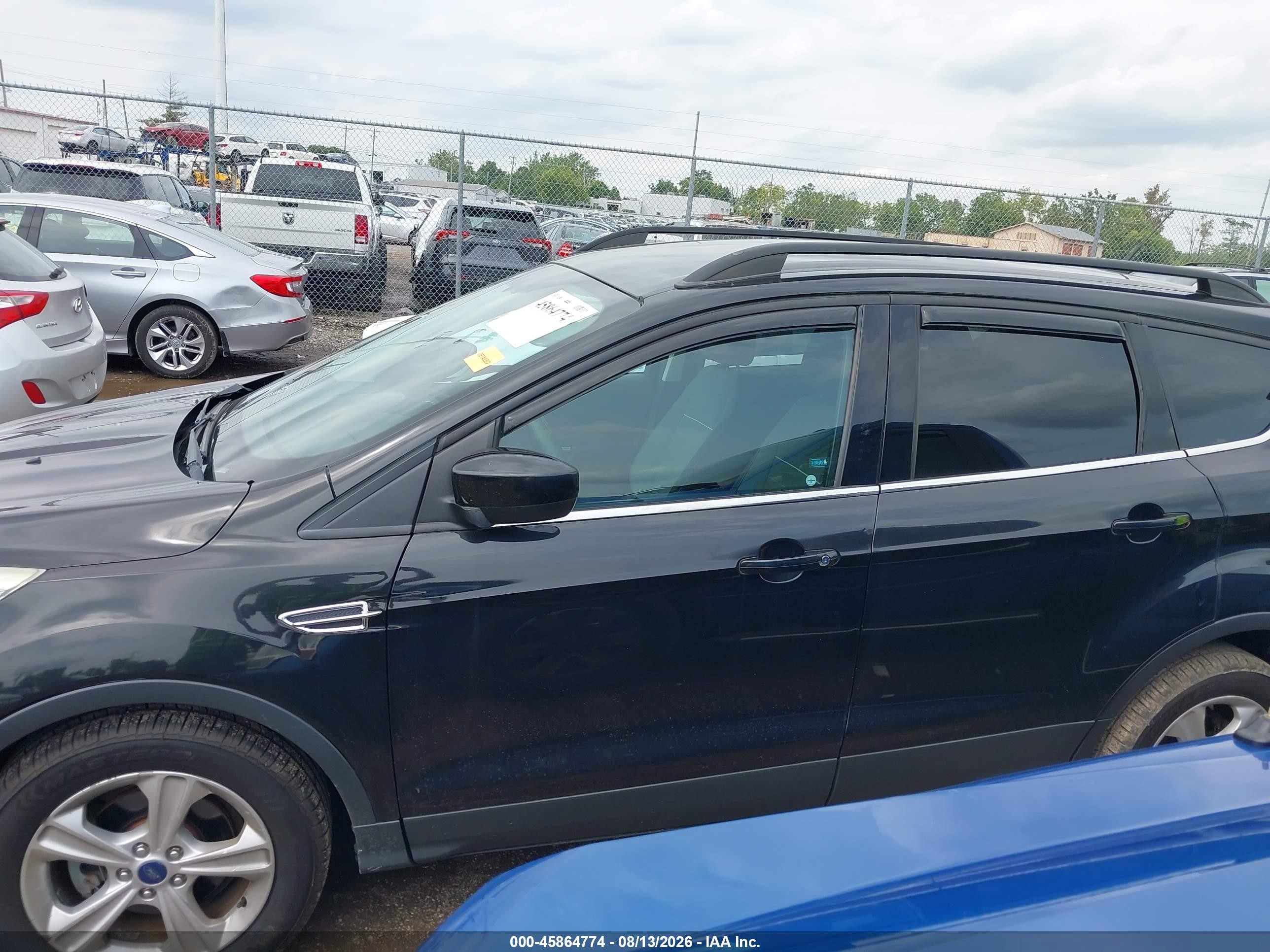 2015 Ford Escape Se Black vin: 1FMCU0G77FUB79641