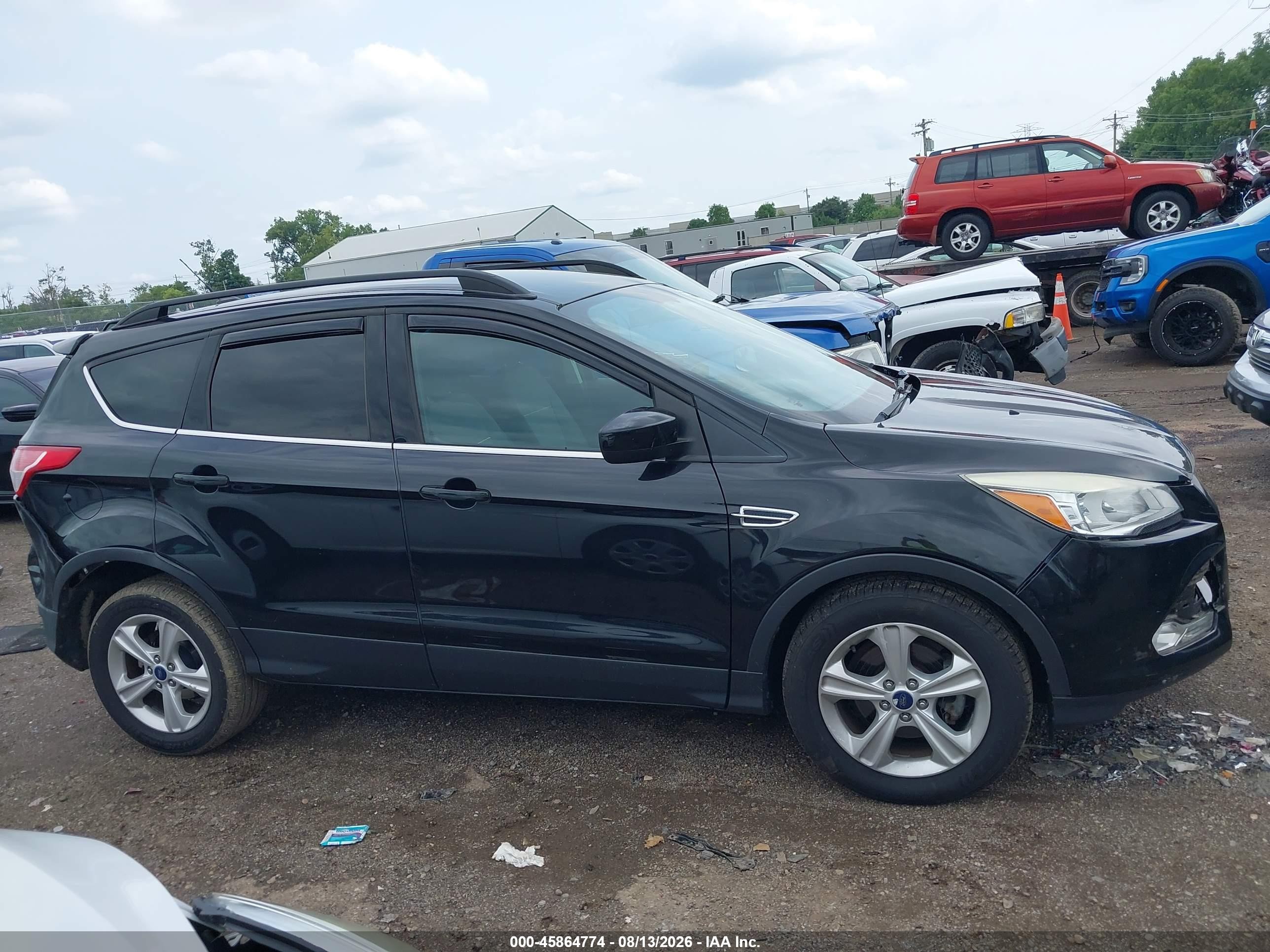2015 Ford Escape Se Black vin: 1FMCU0G77FUB79641