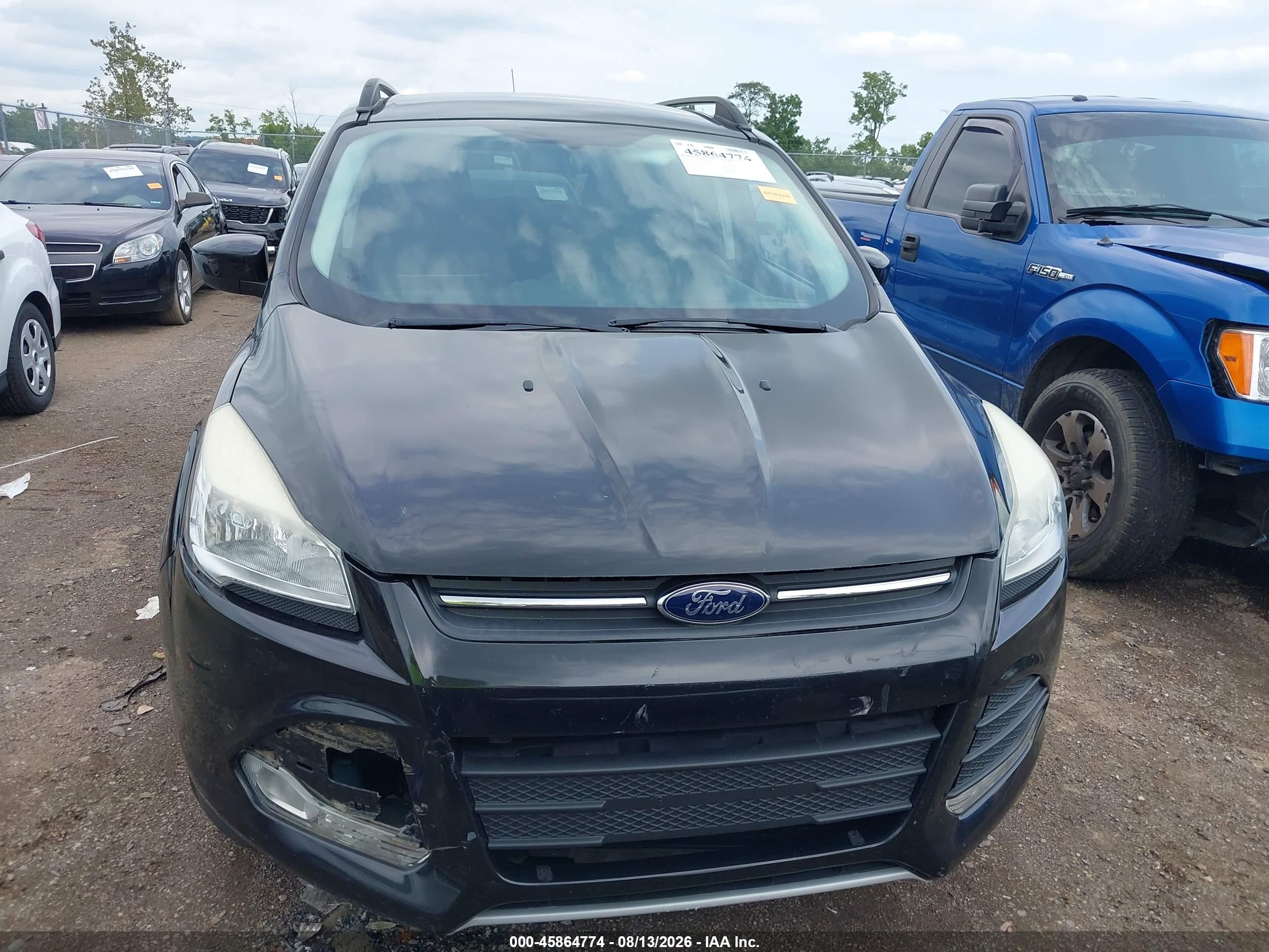 2015 Ford Escape Se Black vin: 1FMCU0G77FUB79641