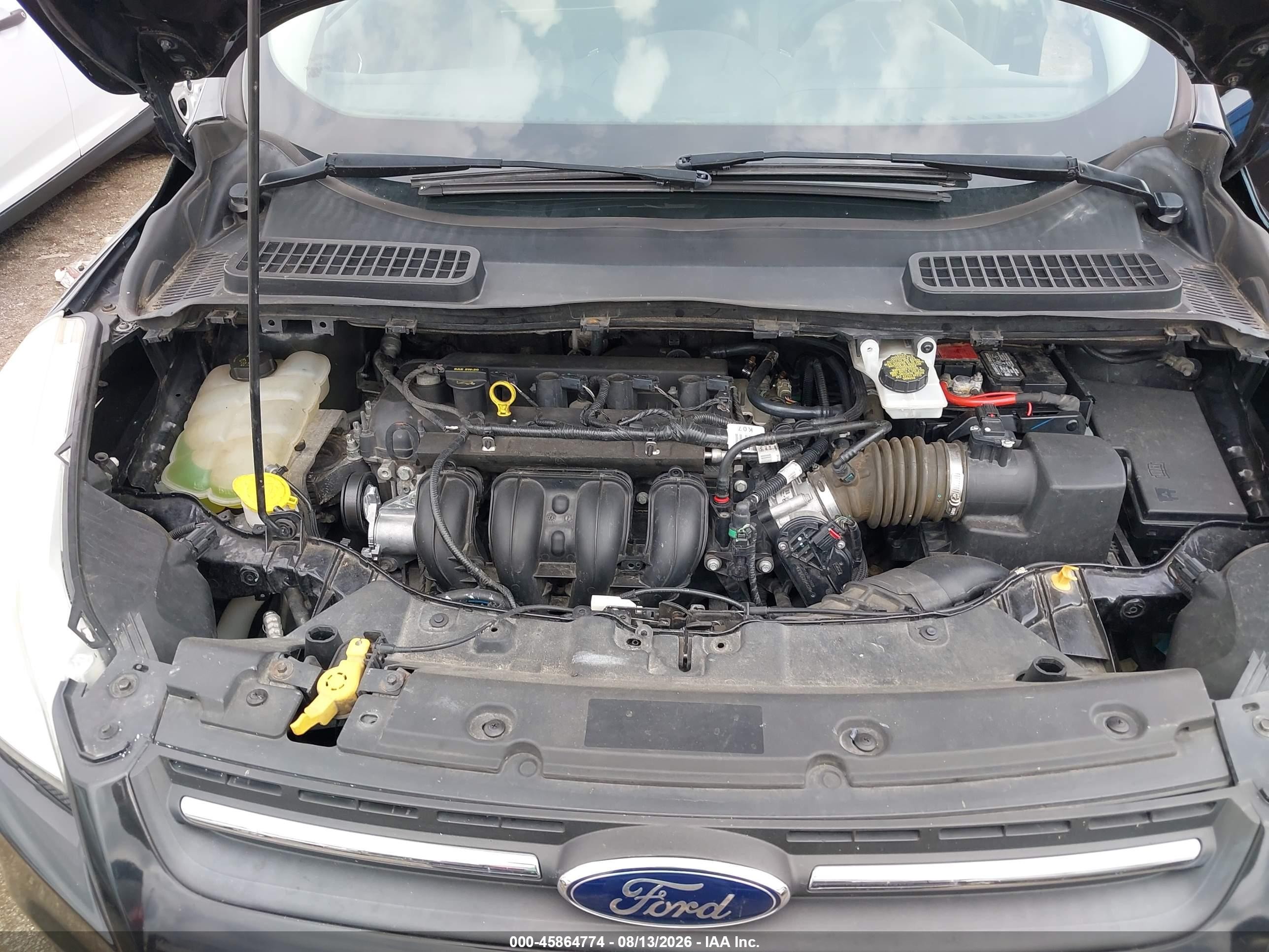 2015 Ford Escape Se Black vin: 1FMCU0G77FUB79641