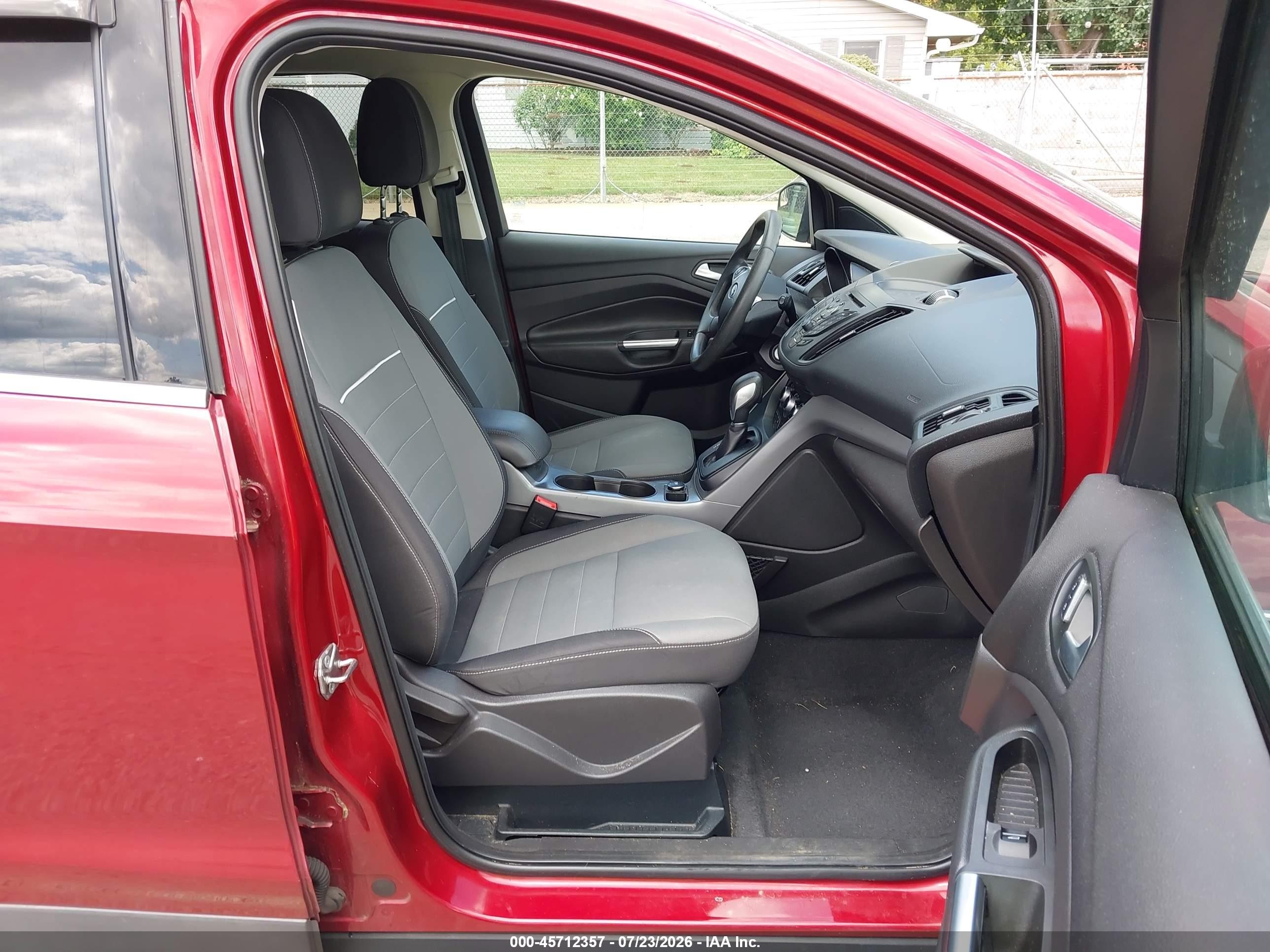 2015 Ford Escape Se Red vin: 1FMCU0G77FUC11424