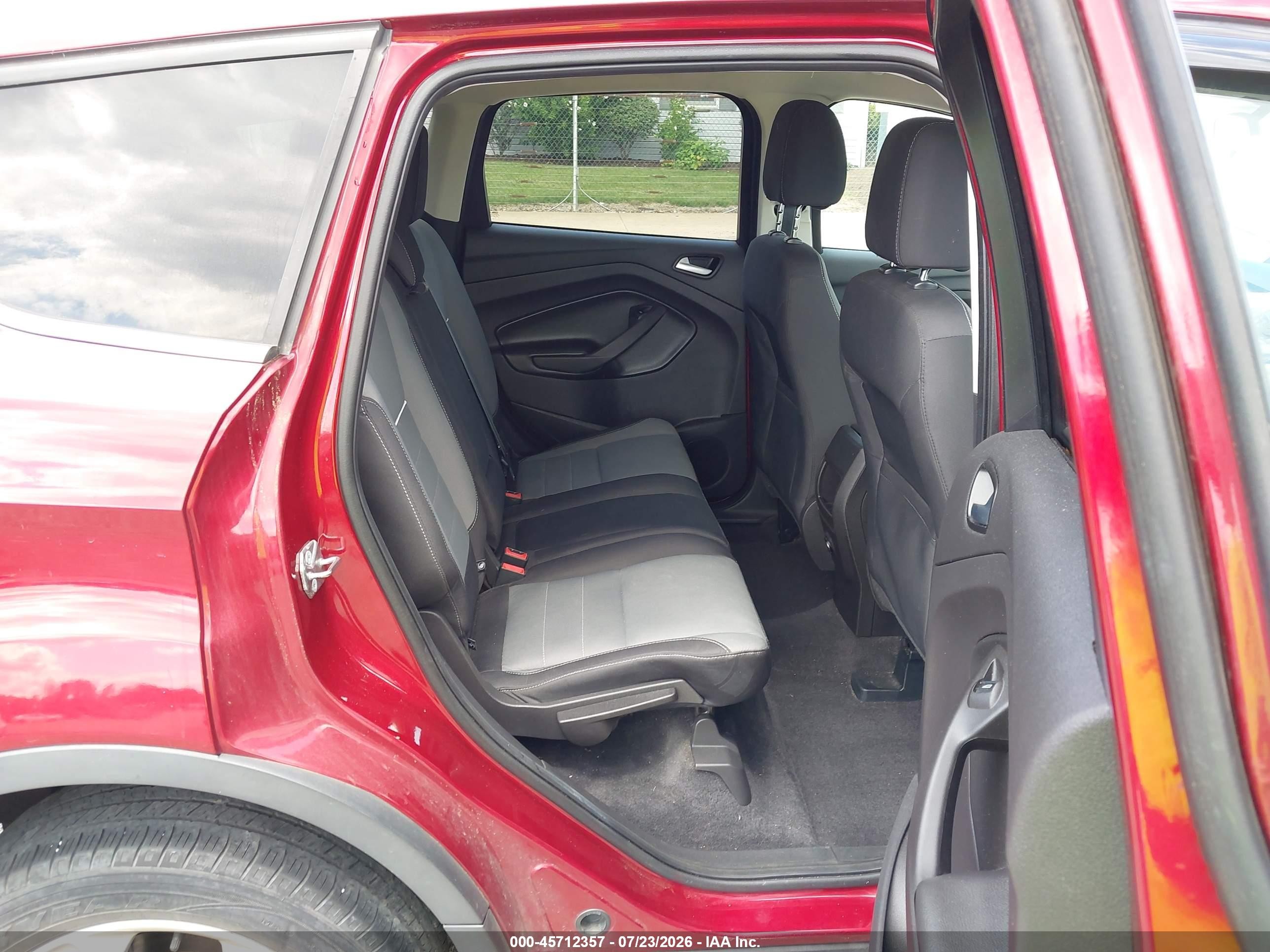 2015 Ford Escape Se Red vin: 1FMCU0G77FUC11424