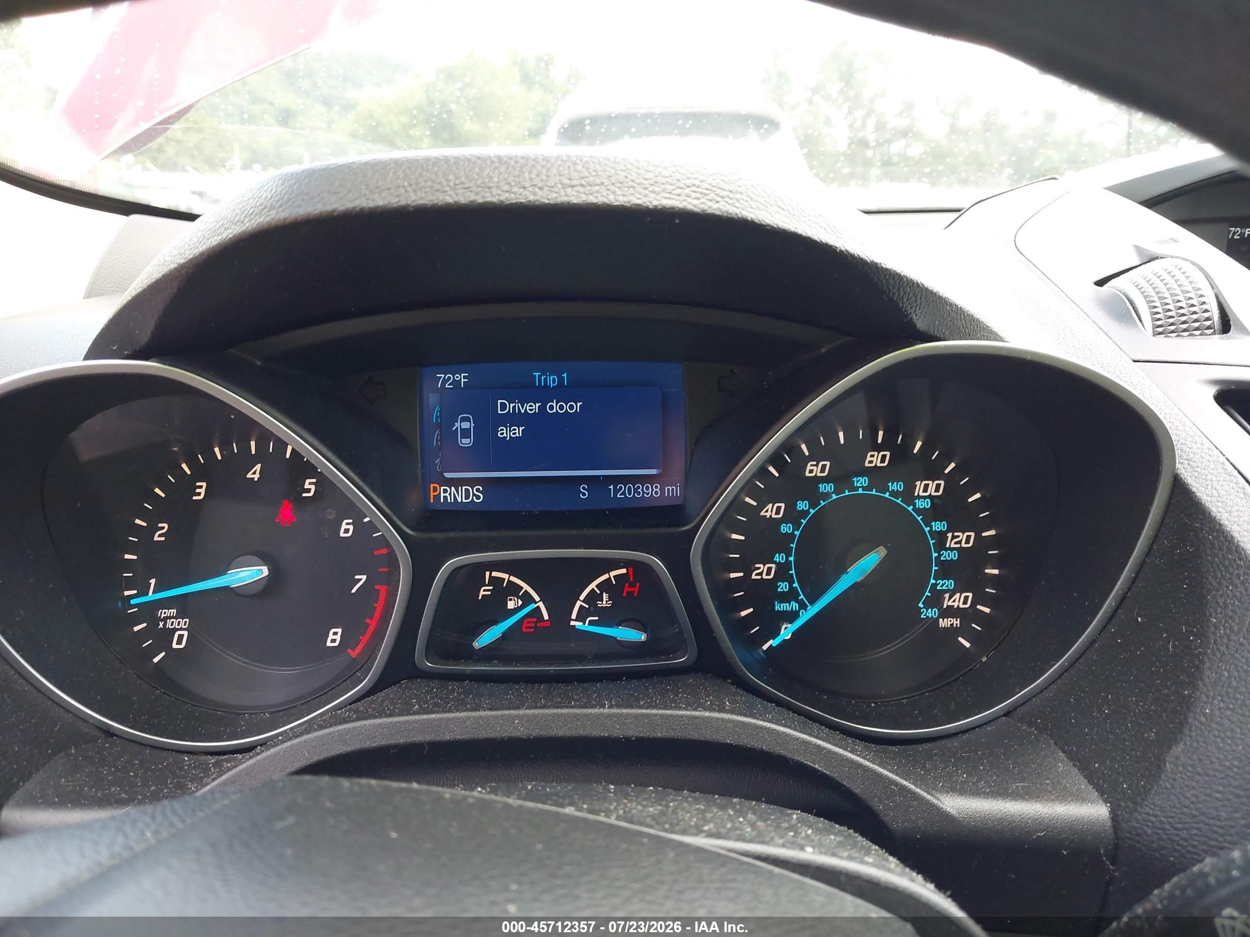 2015 Ford Escape Se Red vin: 1FMCU0G77FUC11424