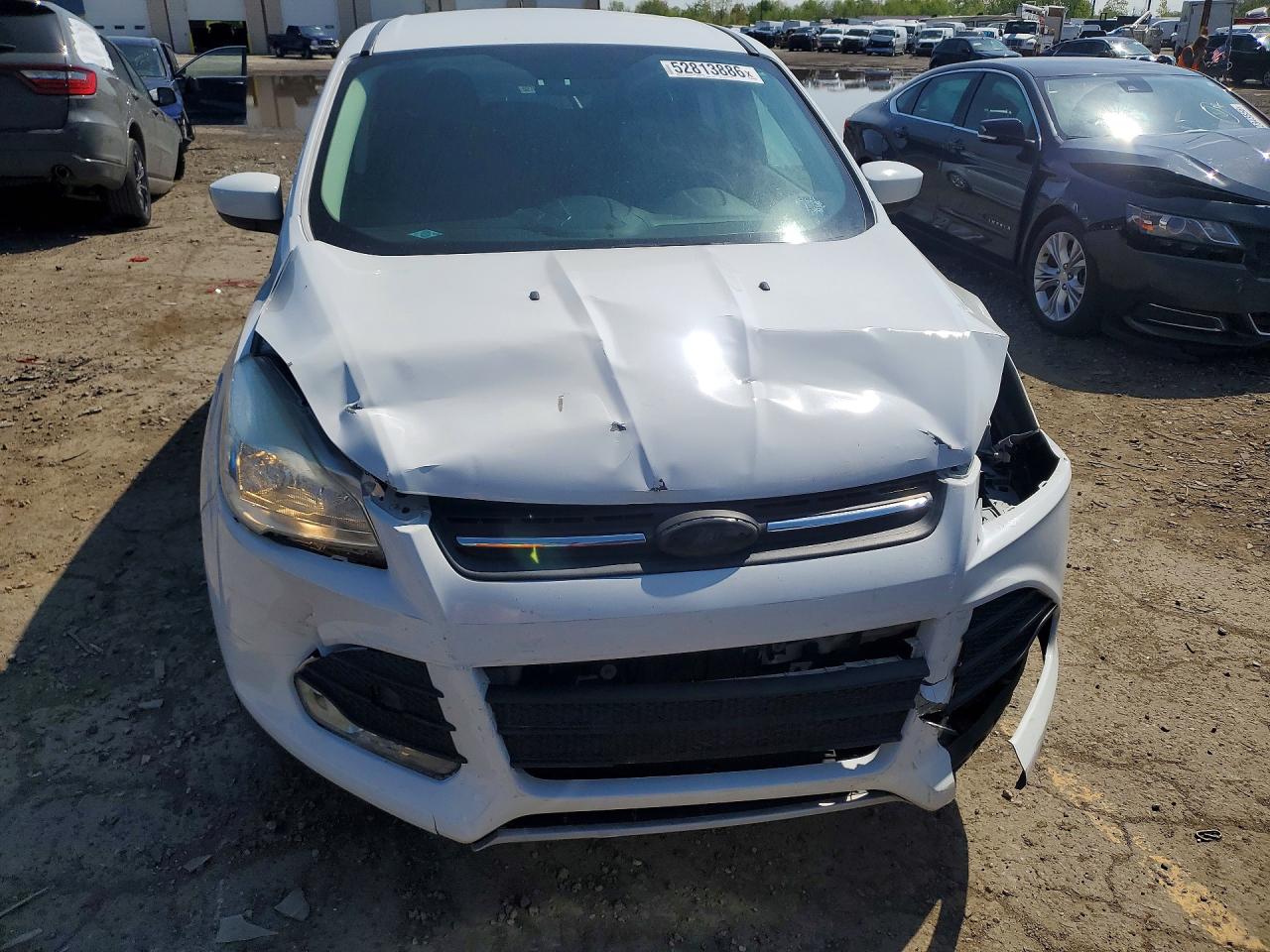 2015 Ford Escape Se White vin: 1FMCU0G77FUC34556