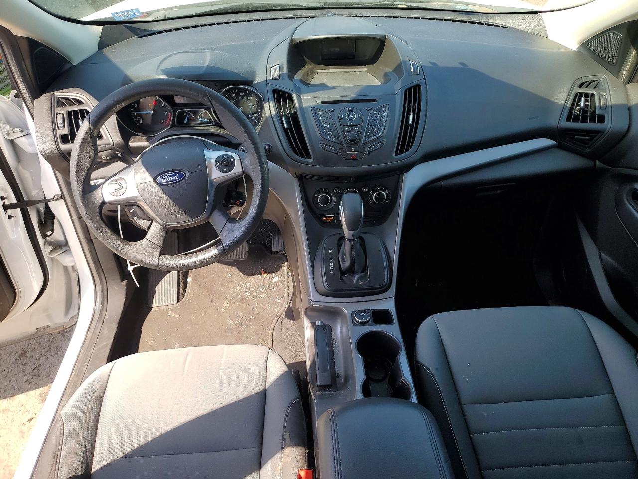 2015 Ford Escape Se White vin: 1FMCU0G77FUC34556