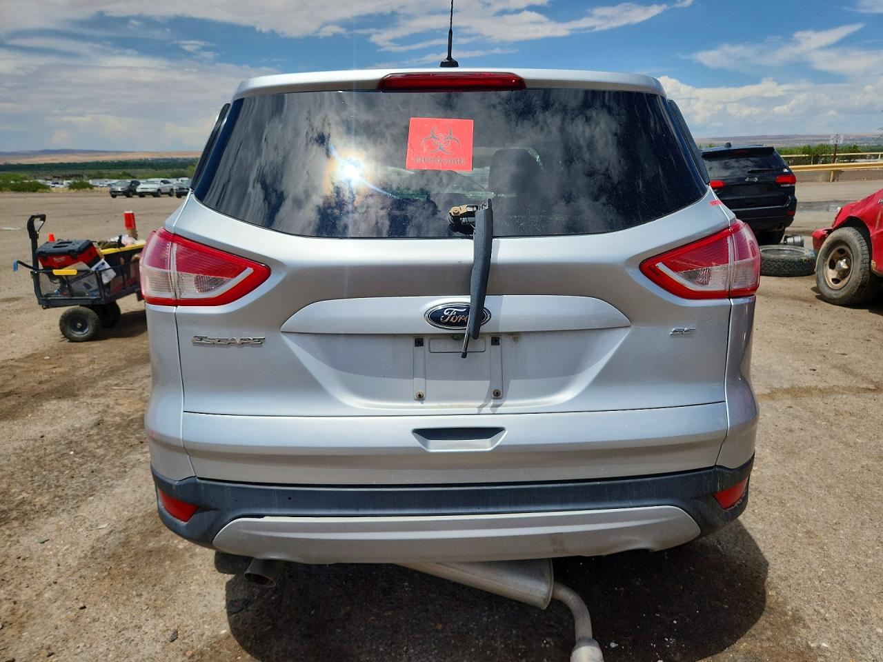2015 Ford Escape Se Silver vin: 1FMCU0G77FUC88830