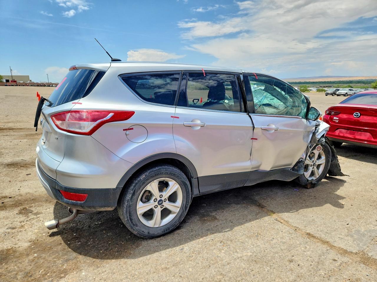 2015 Ford Escape Se Silver vin: 1FMCU0G77FUC88830