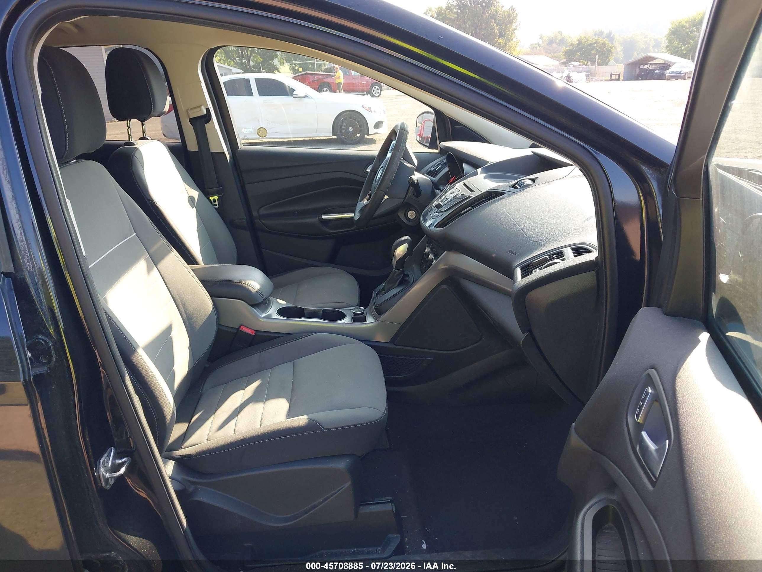 2015 Ford Escape Se Black vin: 1FMCU0G78FUA18943
