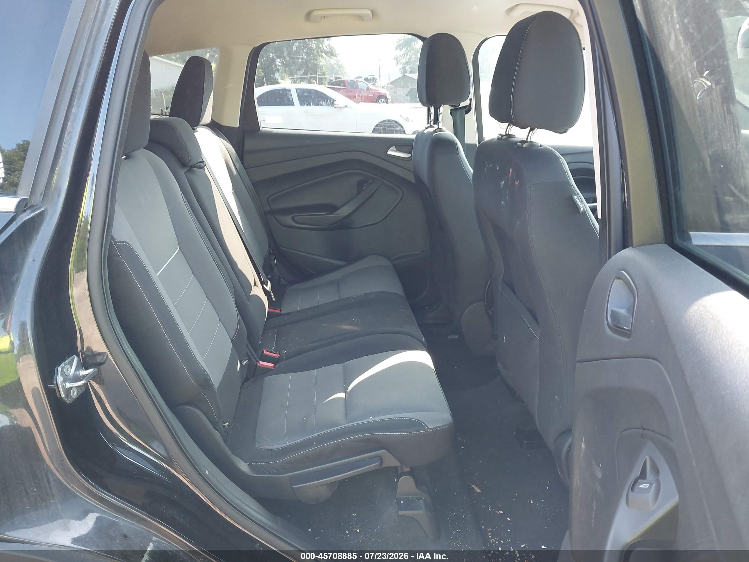 2015 Ford Escape Se Black vin: 1FMCU0G78FUA18943