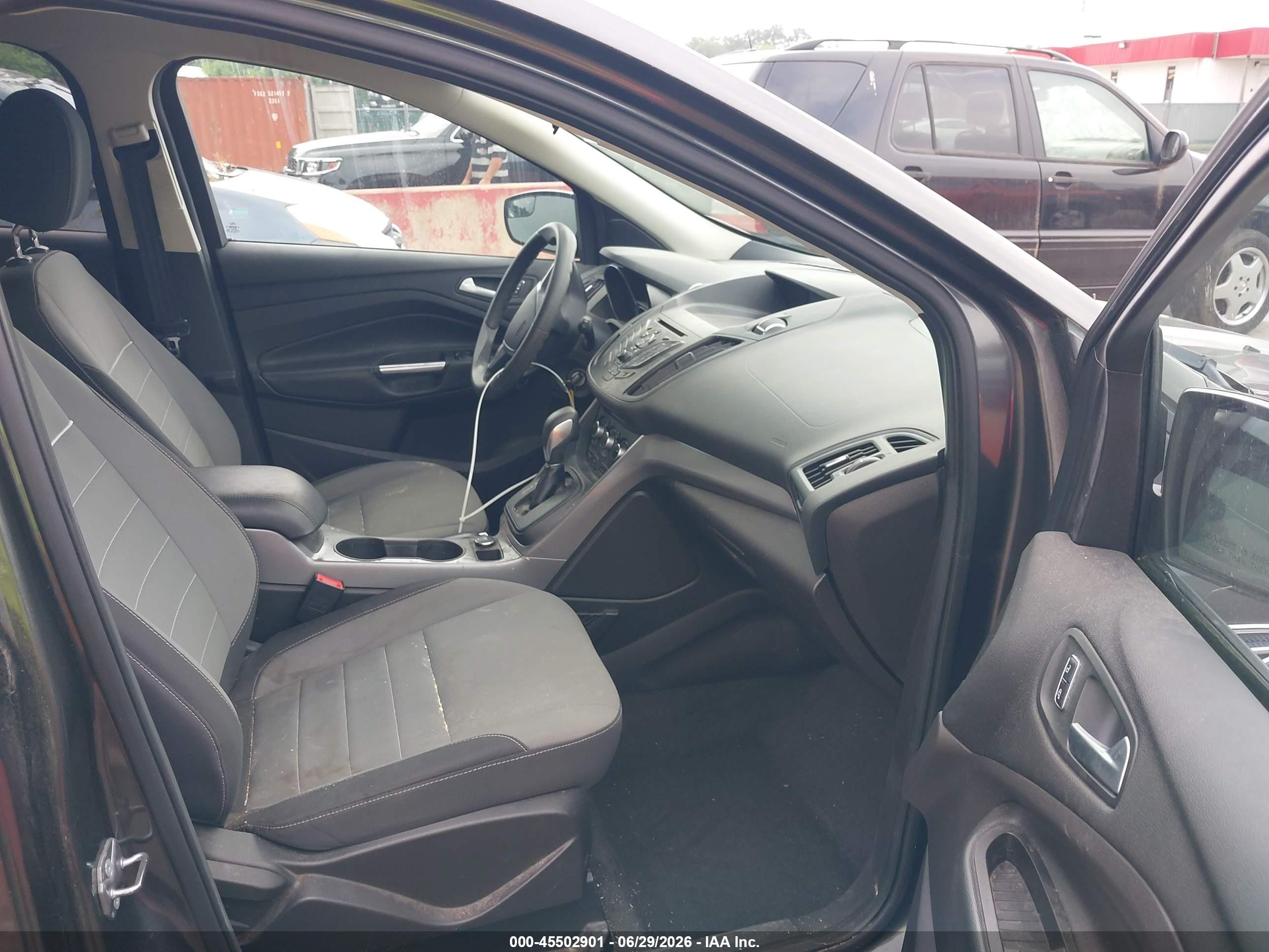 2015 Ford Escape Se Gray vin: 1FMCU0G78FUB89644
