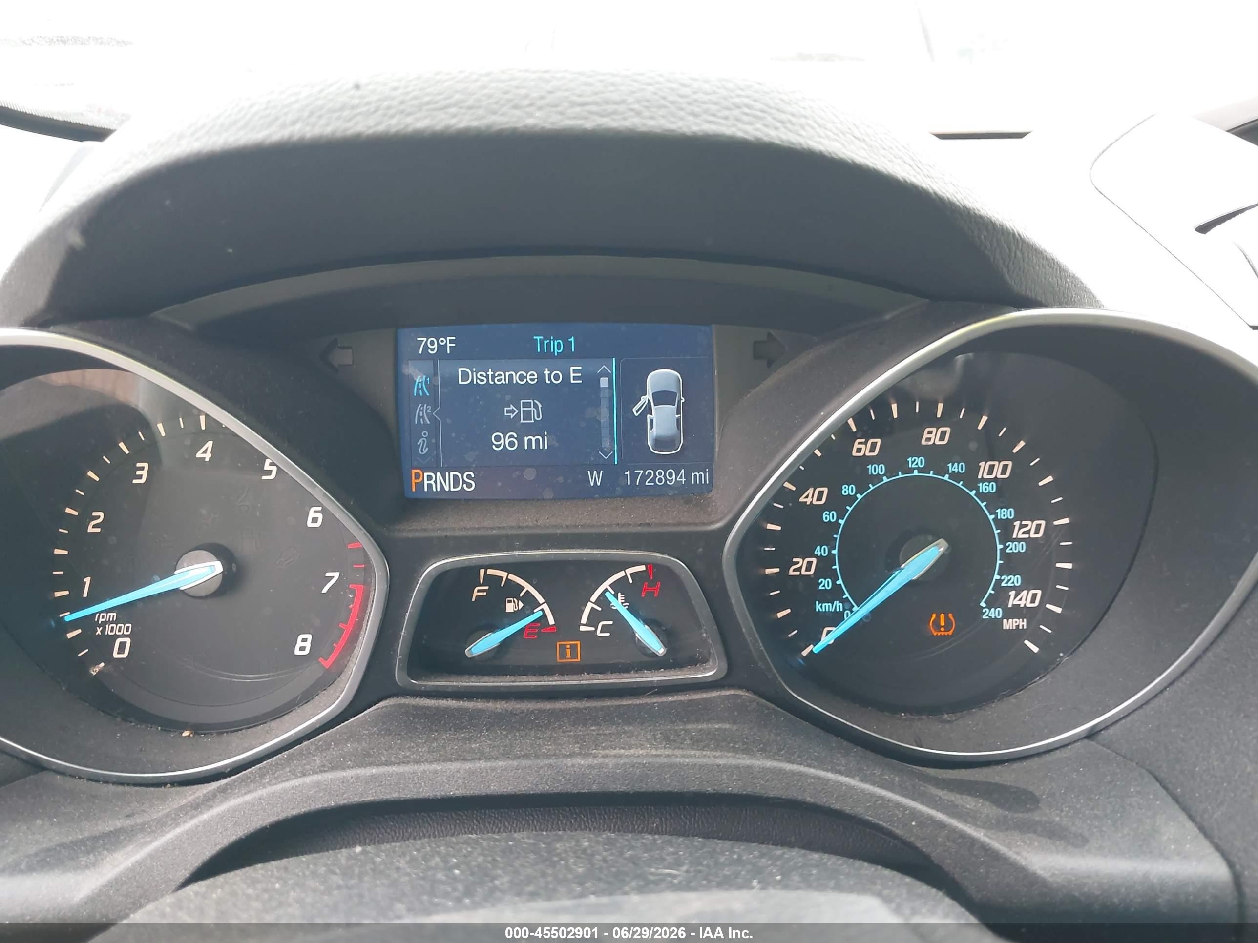 2015 Ford Escape Se Gray vin: 1FMCU0G78FUB89644