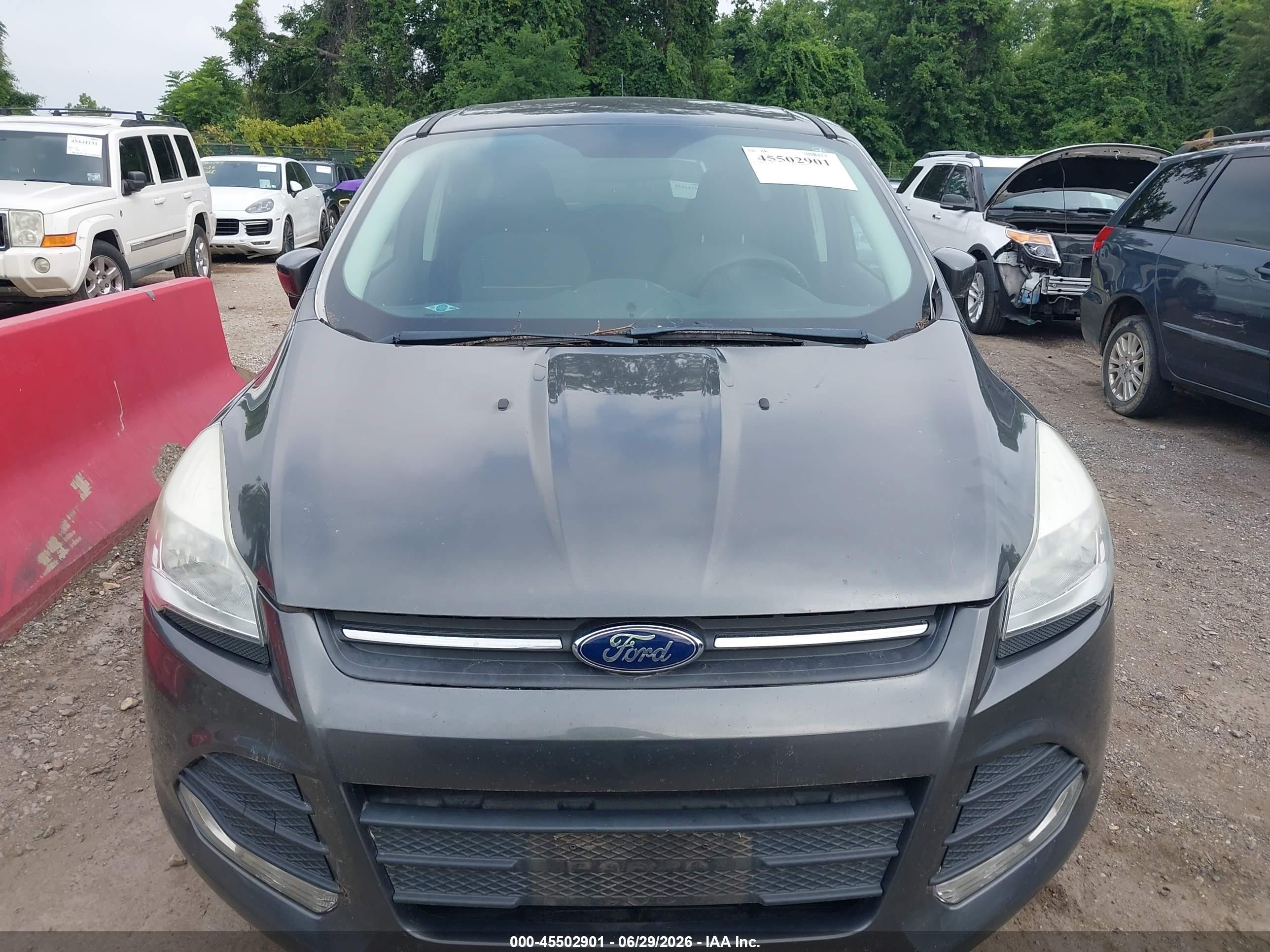 2015 Ford Escape Se Gray vin: 1FMCU0G78FUB89644