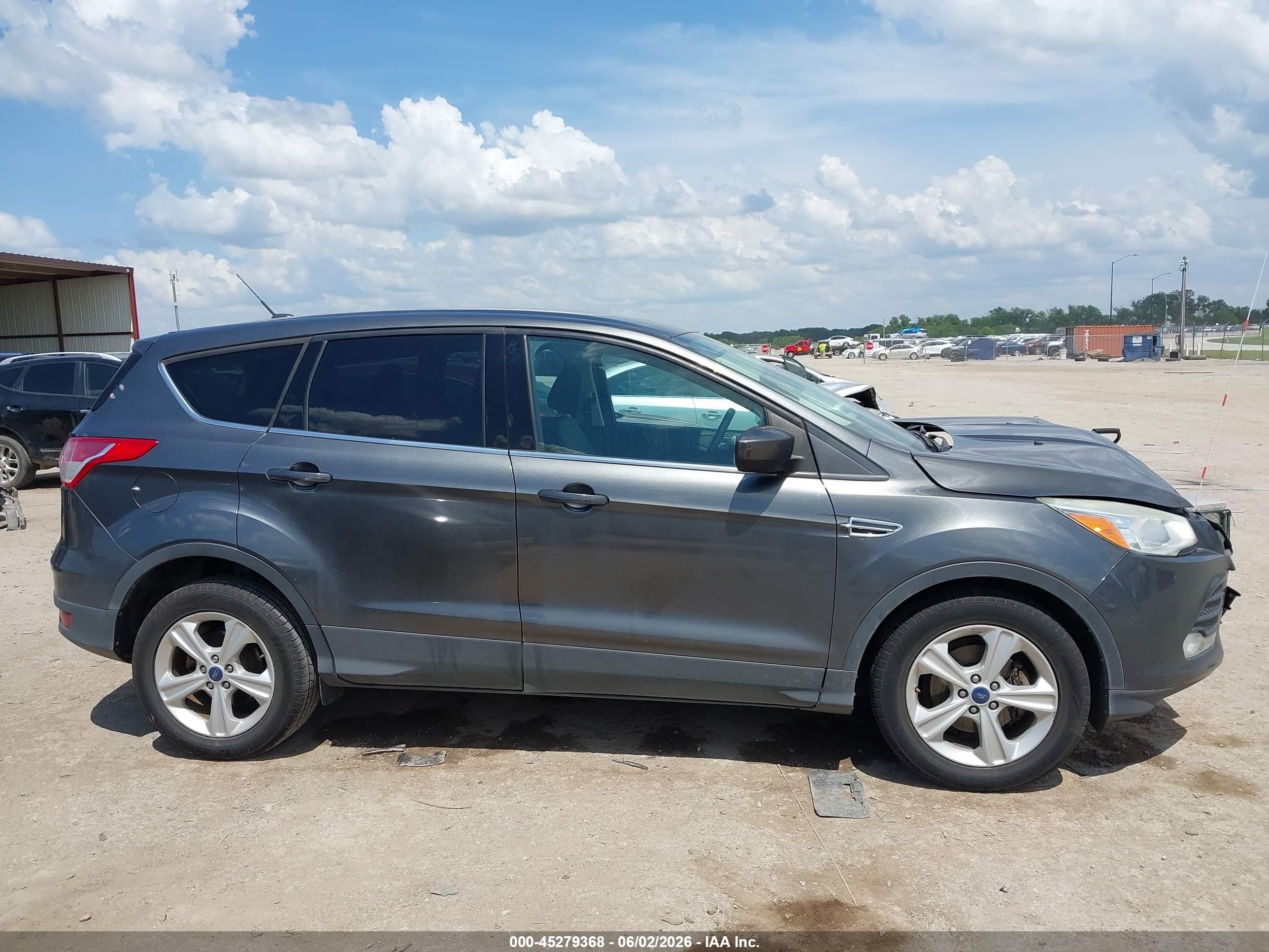 2015 Ford Escape Se Gray vin: 1FMCU0G78FUB93015