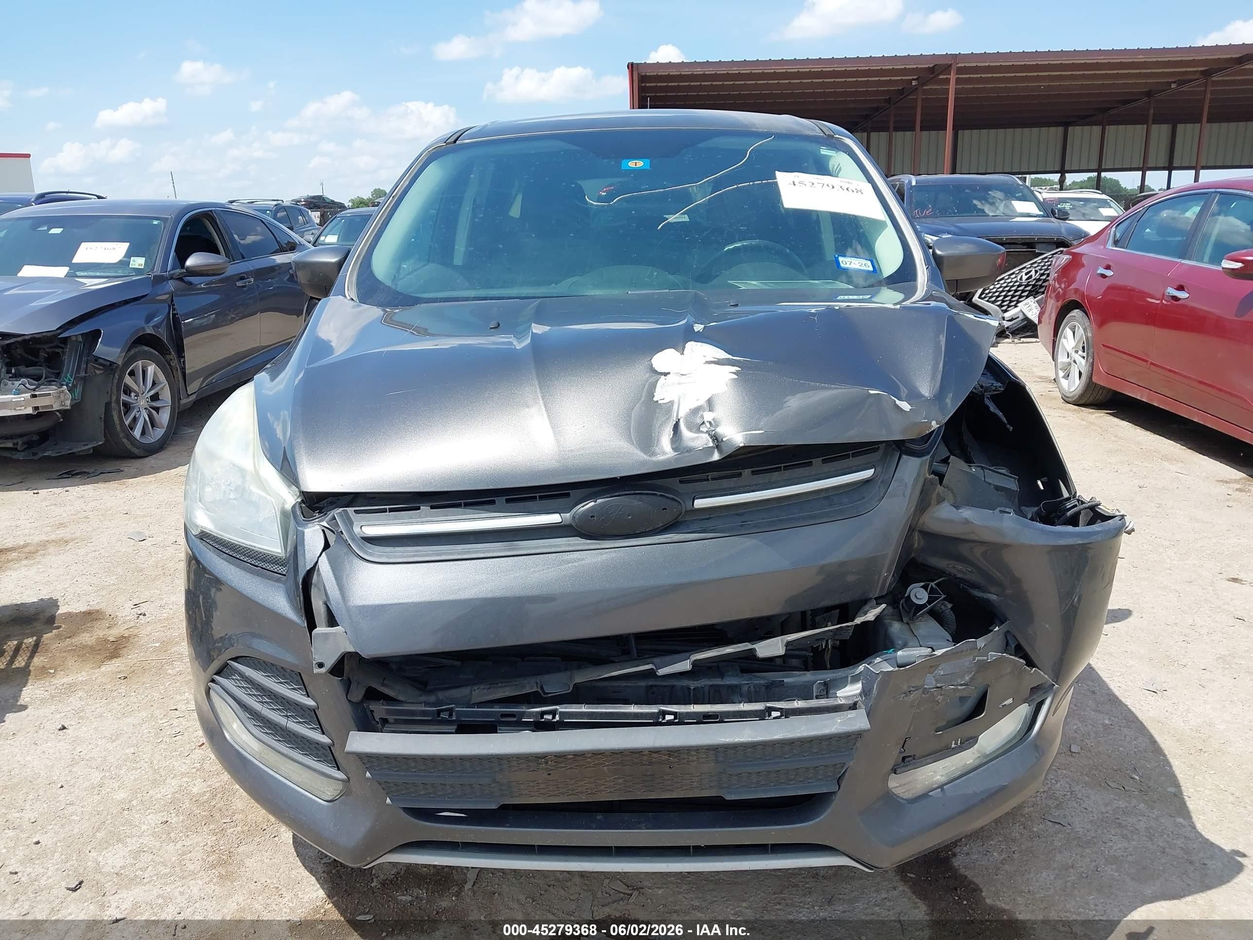2015 Ford Escape Se Gray vin: 1FMCU0G78FUB93015