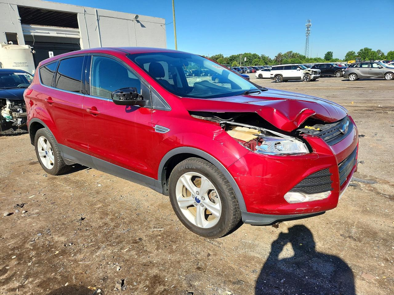 2015 Ford Escape Se Red vin: 1FMCU0G78FUC58476