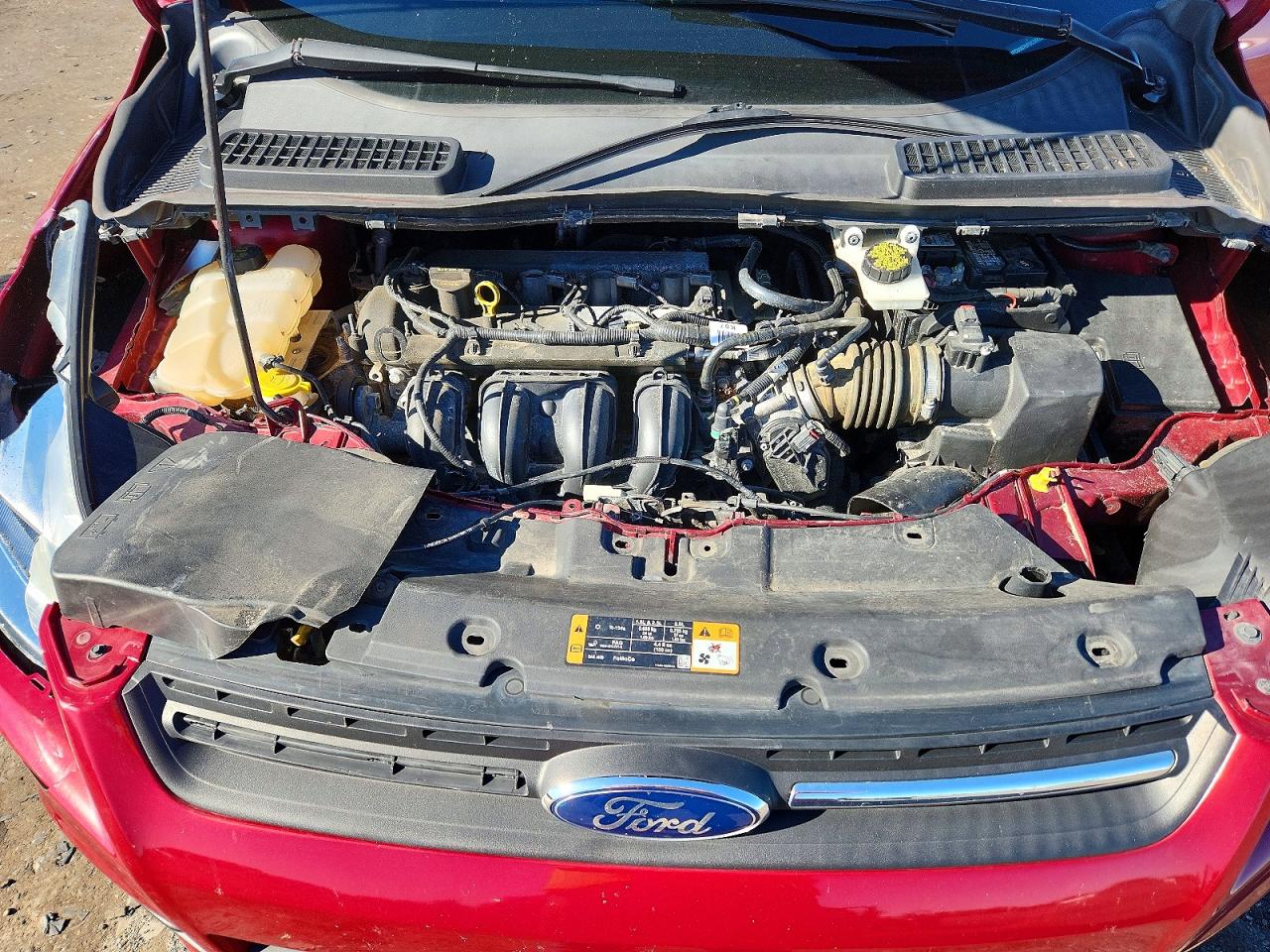 2015 Ford Escape Se Red vin: 1FMCU0G78FUC58476