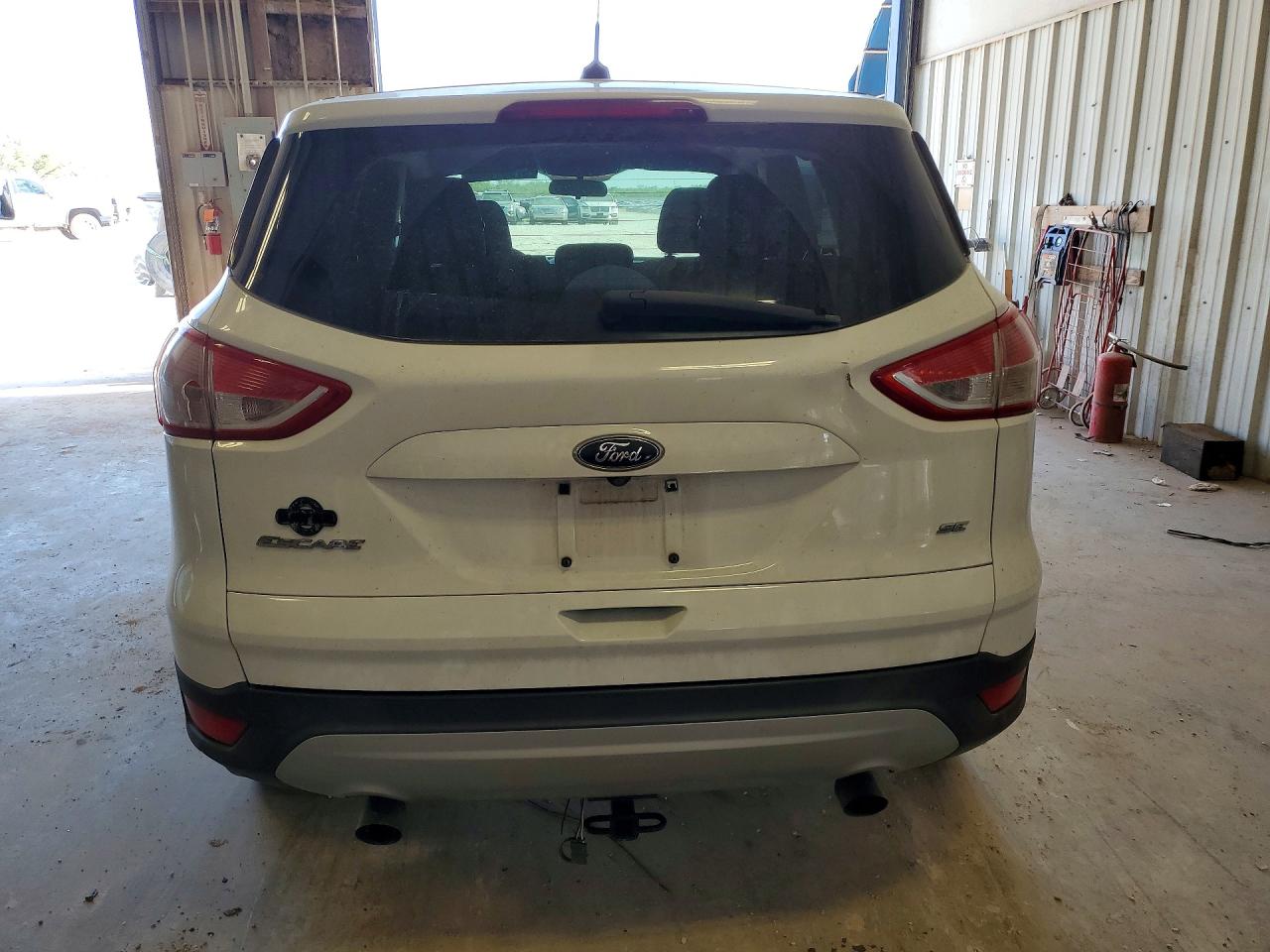 2015 Ford Escape Se White vin: 1FMCU0G78FUC61782