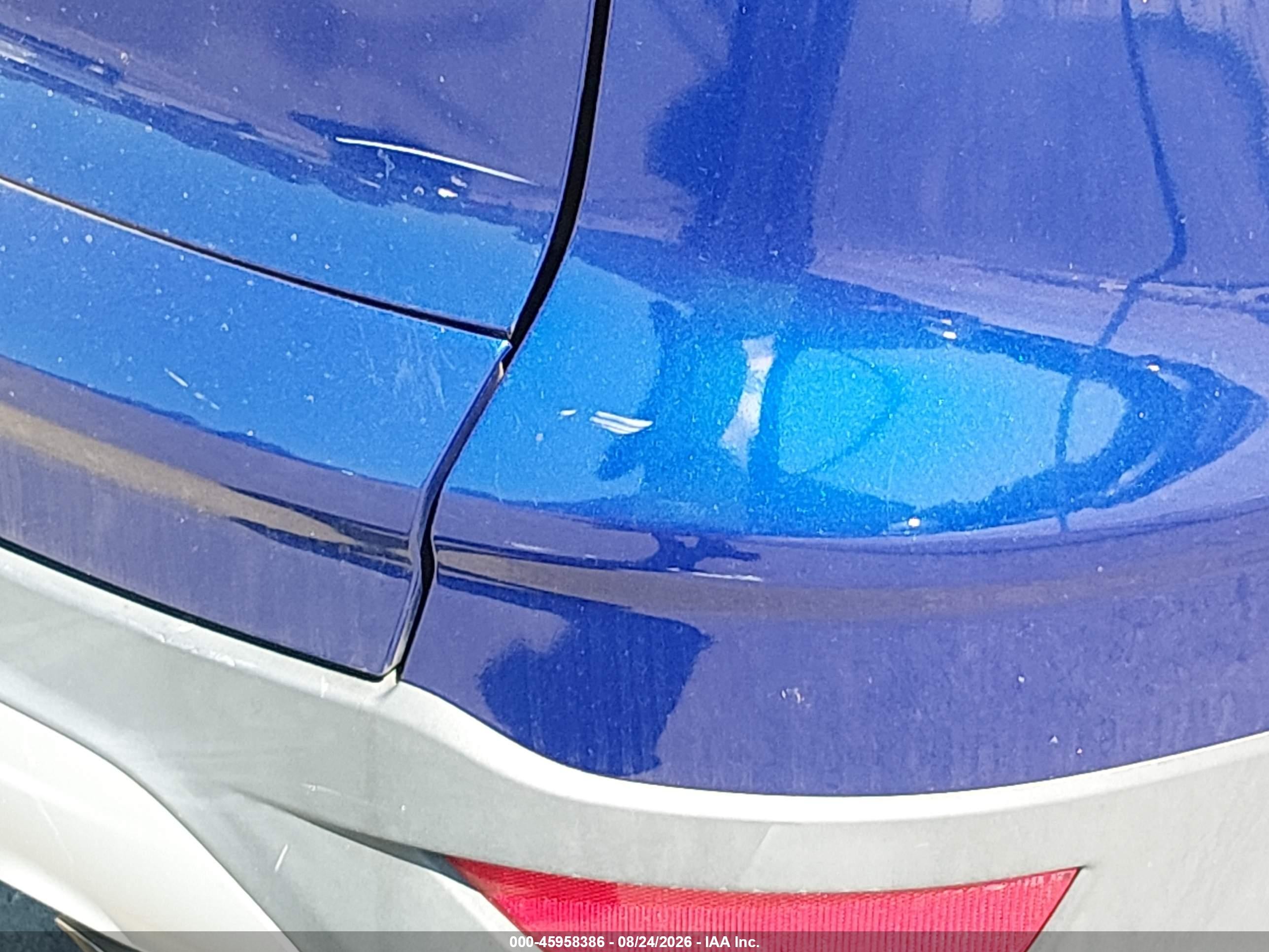 2015 Ford Escape Se Blue vin: 1FMCU0G79FUA01942