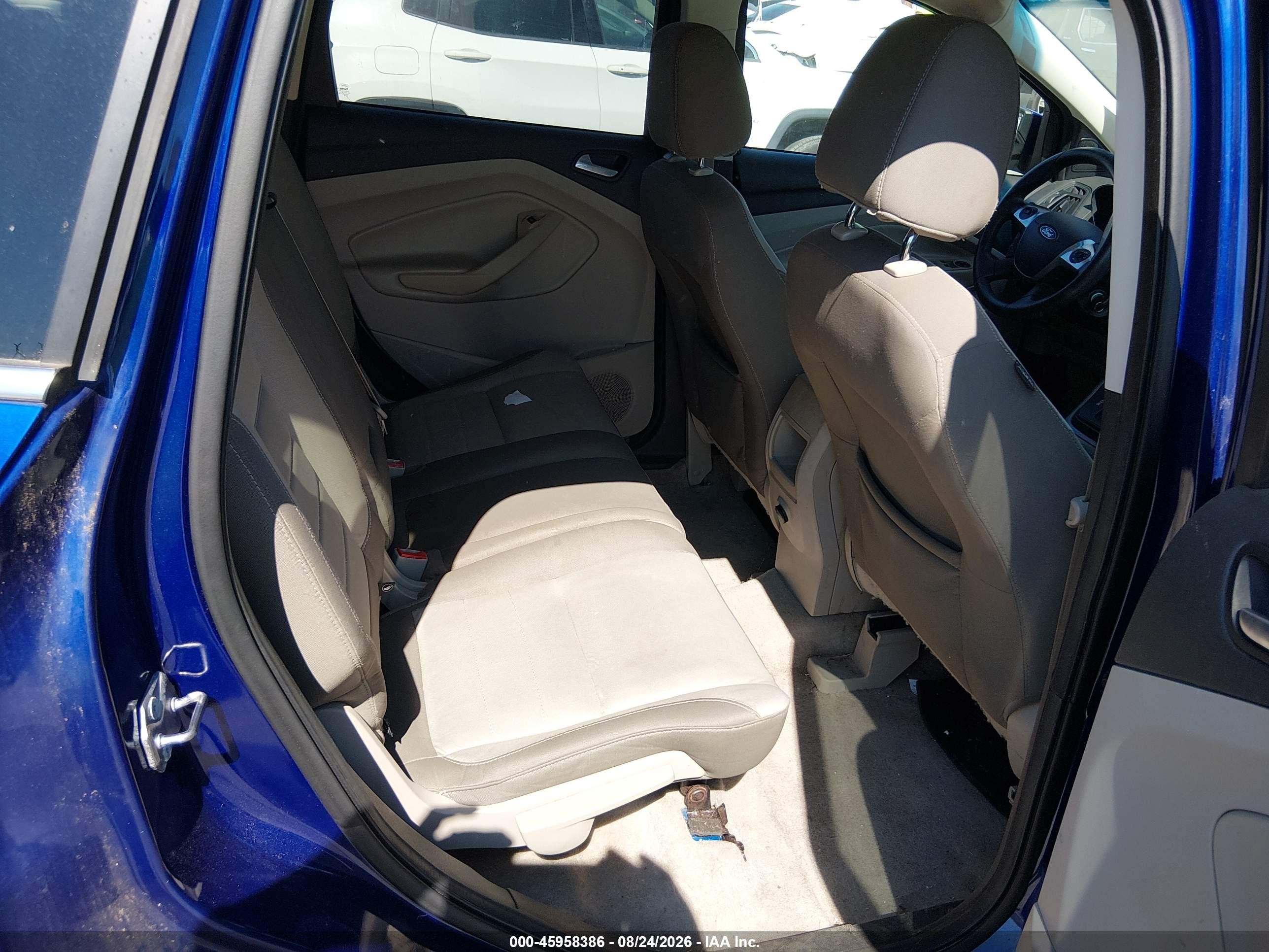 2015 Ford Escape Se Blue vin: 1FMCU0G79FUA01942
