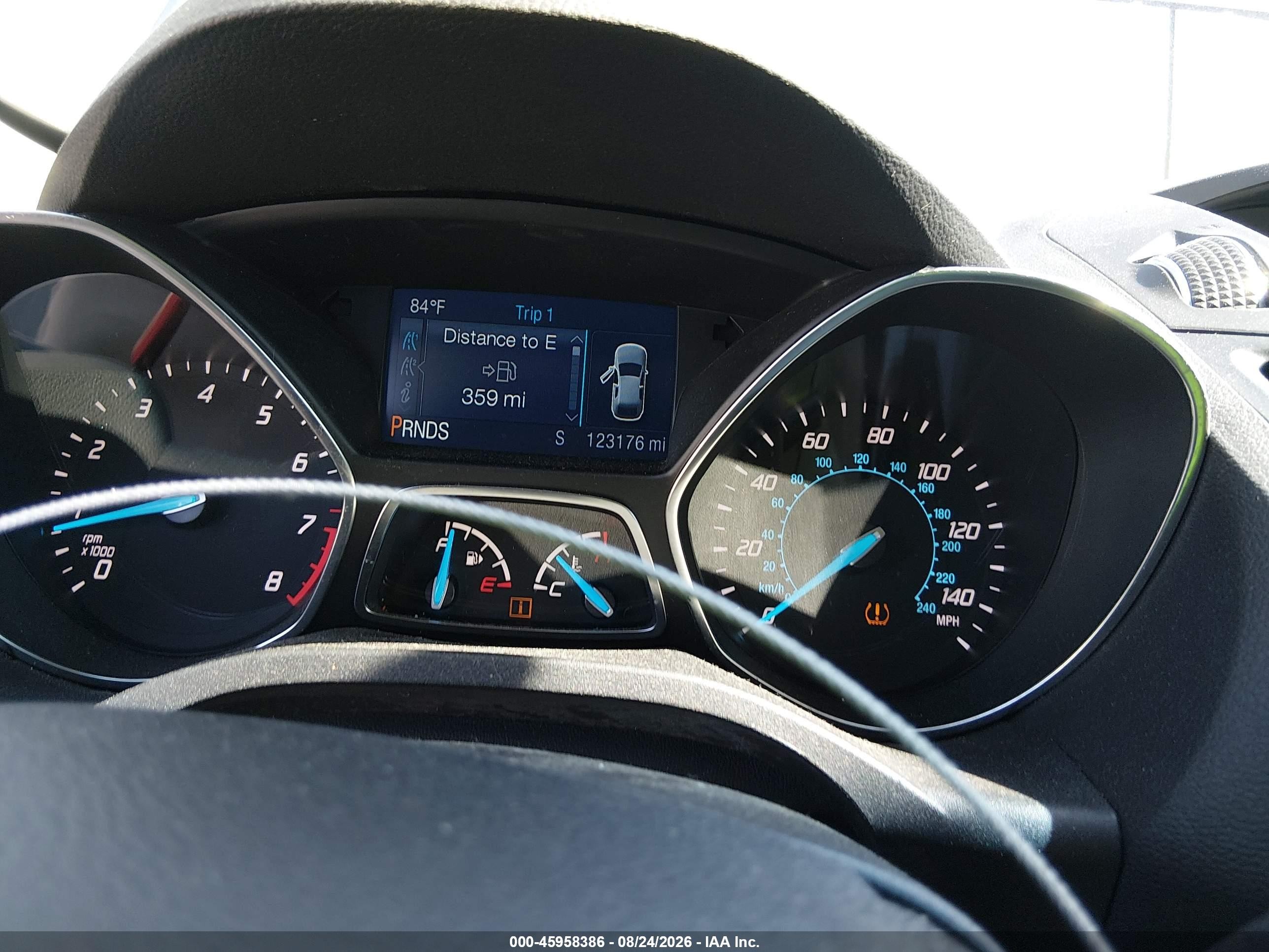 2015 Ford Escape Se Blue vin: 1FMCU0G79FUA01942