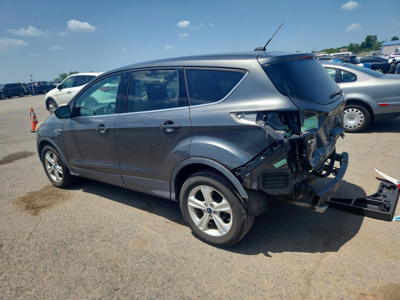 2015 Ford Escape Se Gray vin: 1FMCU0G79FUA56150