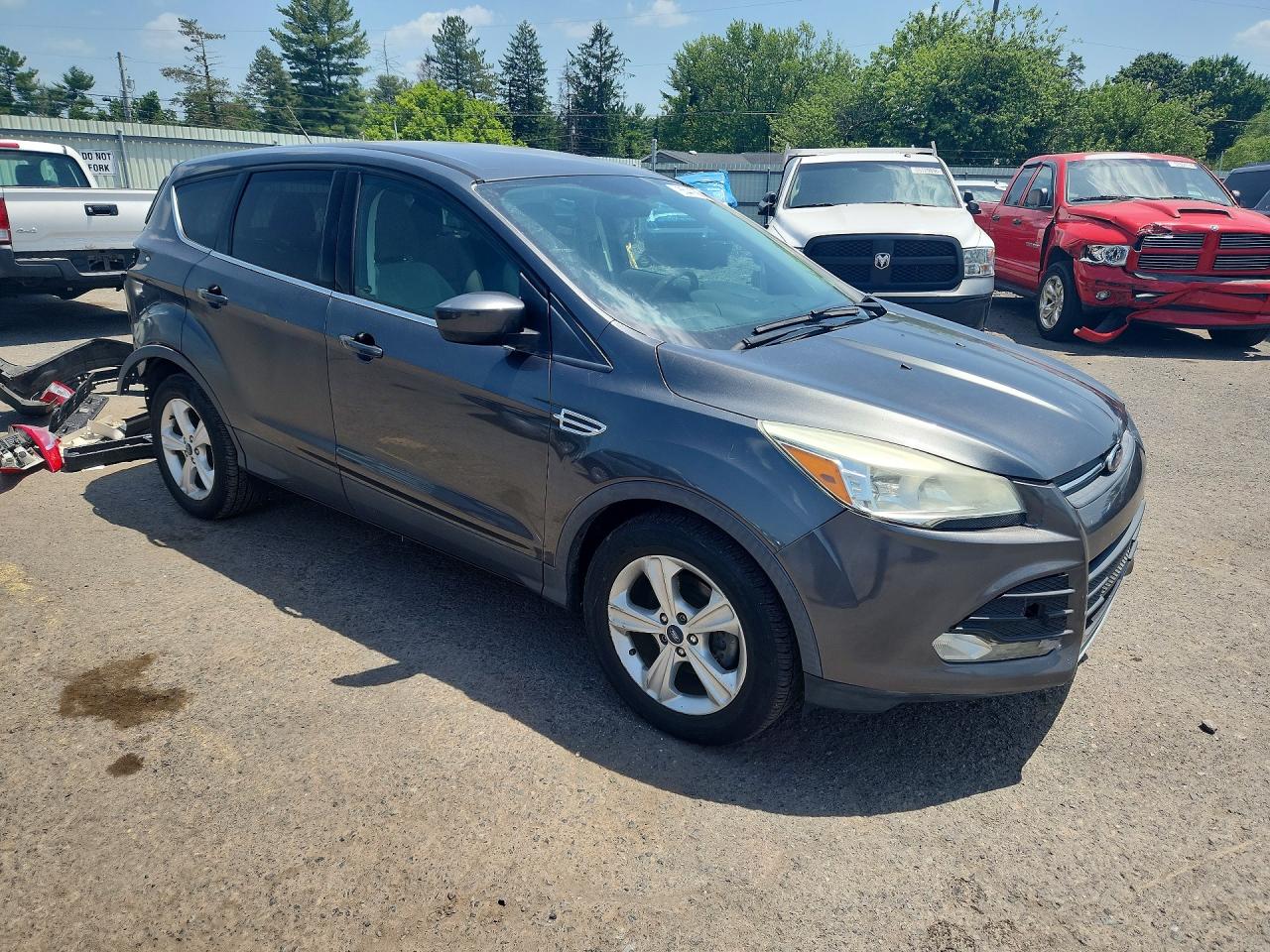 2015 Ford Escape Se Gray vin: 1FMCU0G79FUA56150