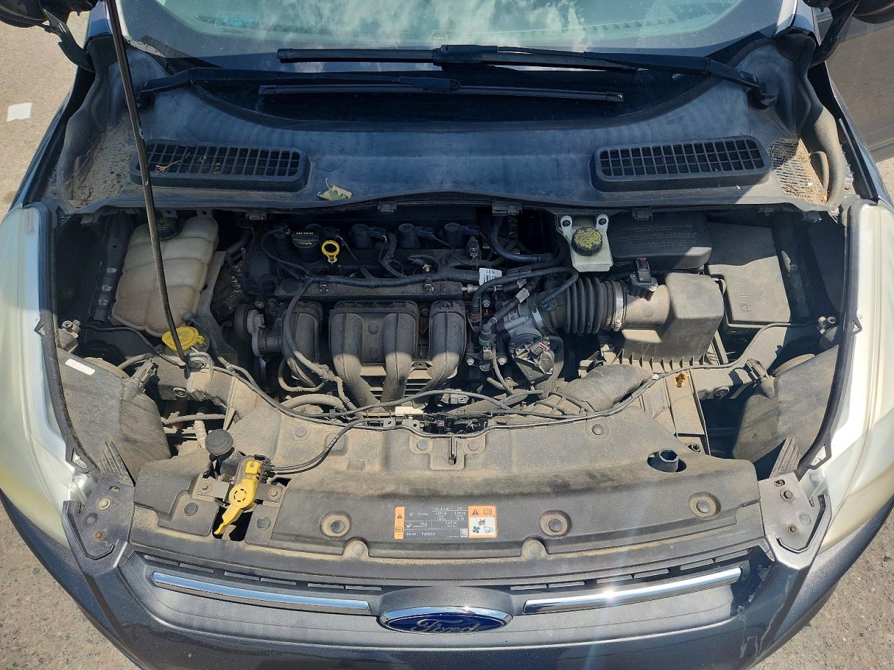 2015 Ford Escape Se Gray vin: 1FMCU0G79FUA56150