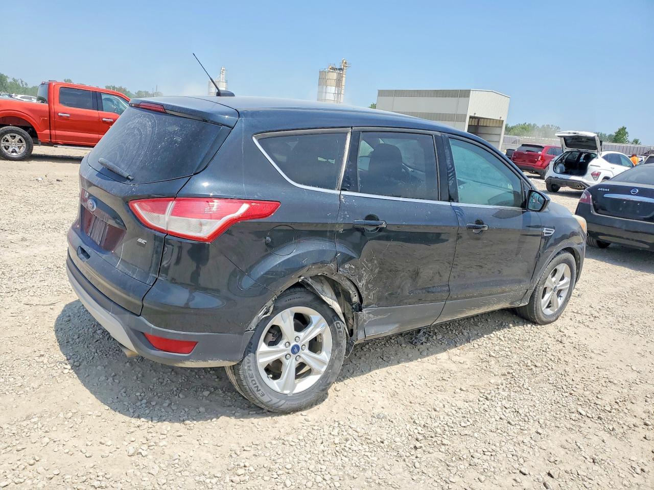 2015 Ford Escape Se Black vin: 1FMCU0G79FUA78357
