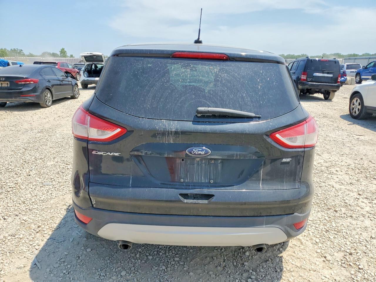 2015 Ford Escape Se Black vin: 1FMCU0G79FUA78357