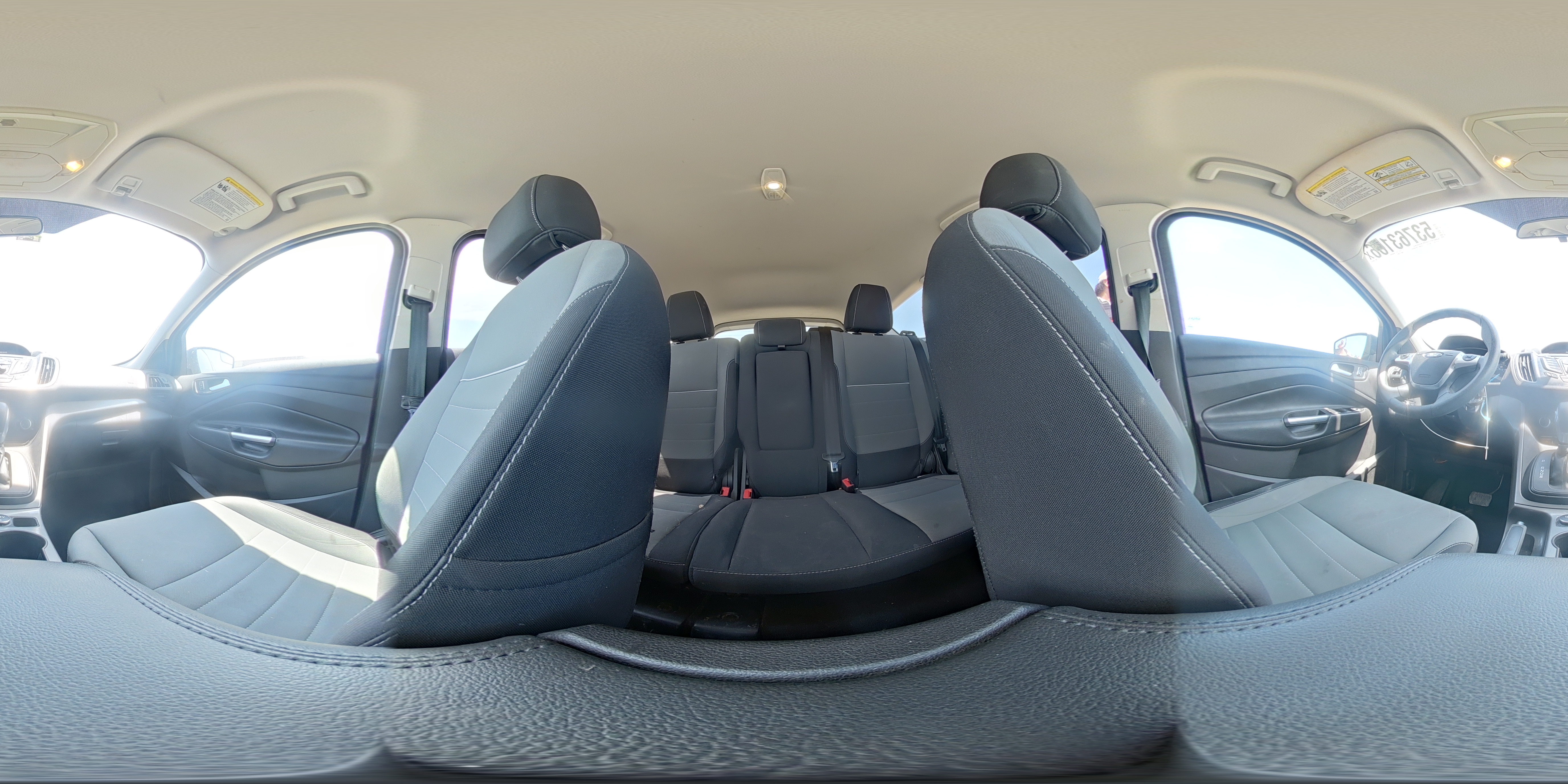 2015 Ford Escape Se Black vin: 1FMCU0G79FUA78357
