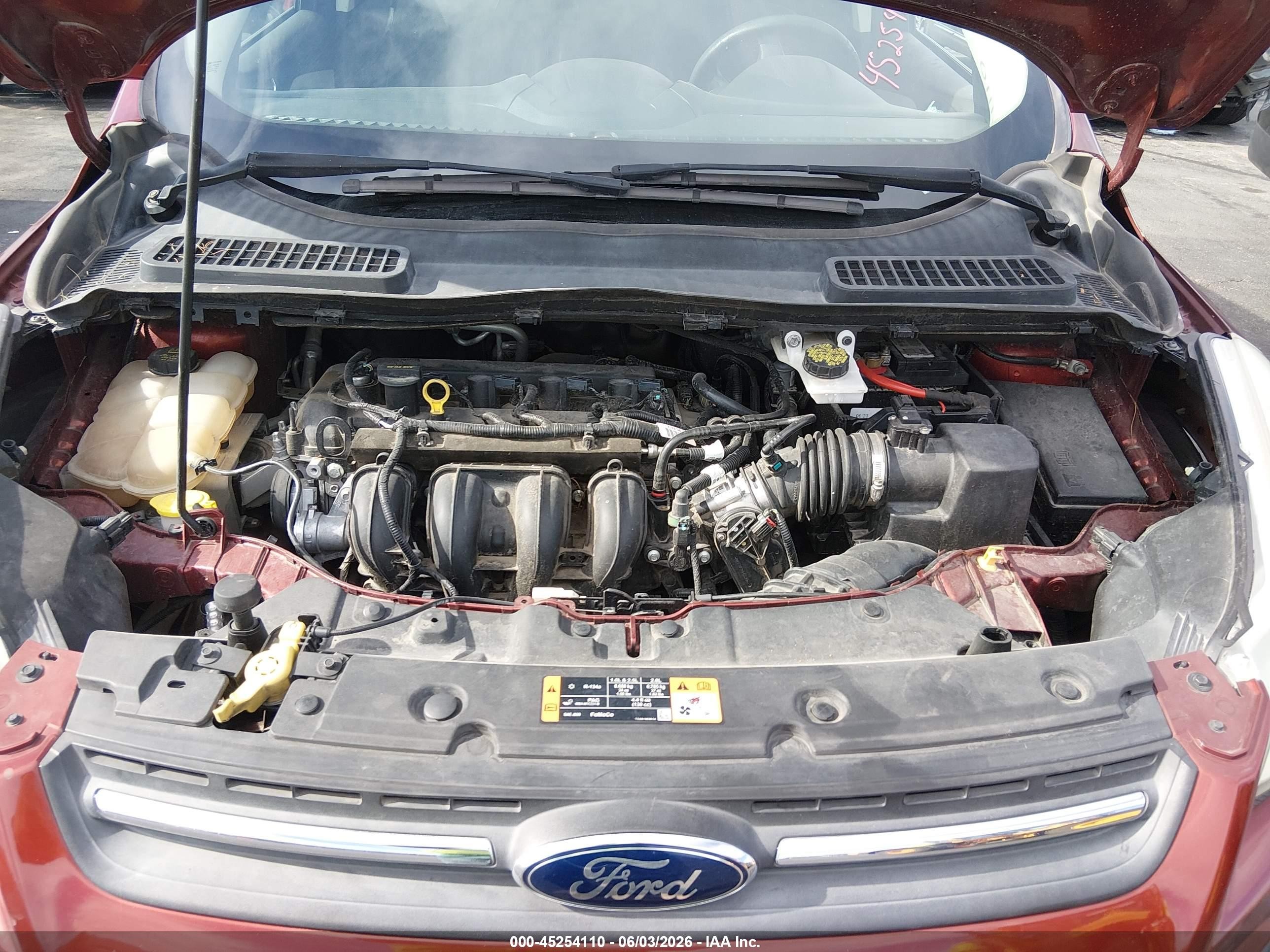 2015 Ford Escape Se Red vin: 1FMCU0G79FUA92307