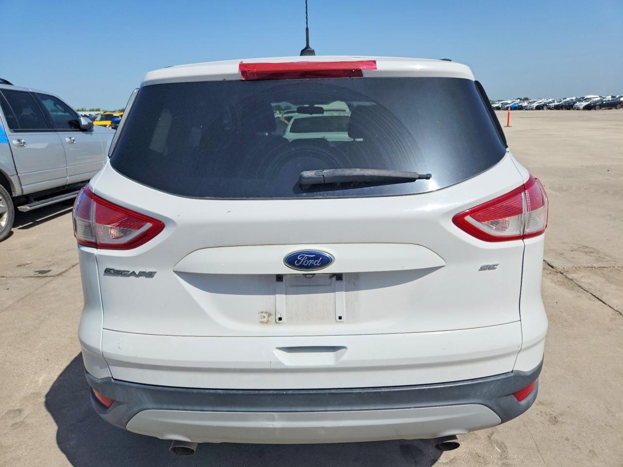2015 Ford Escape Se White vin: 1FMCU0G79FUB18999