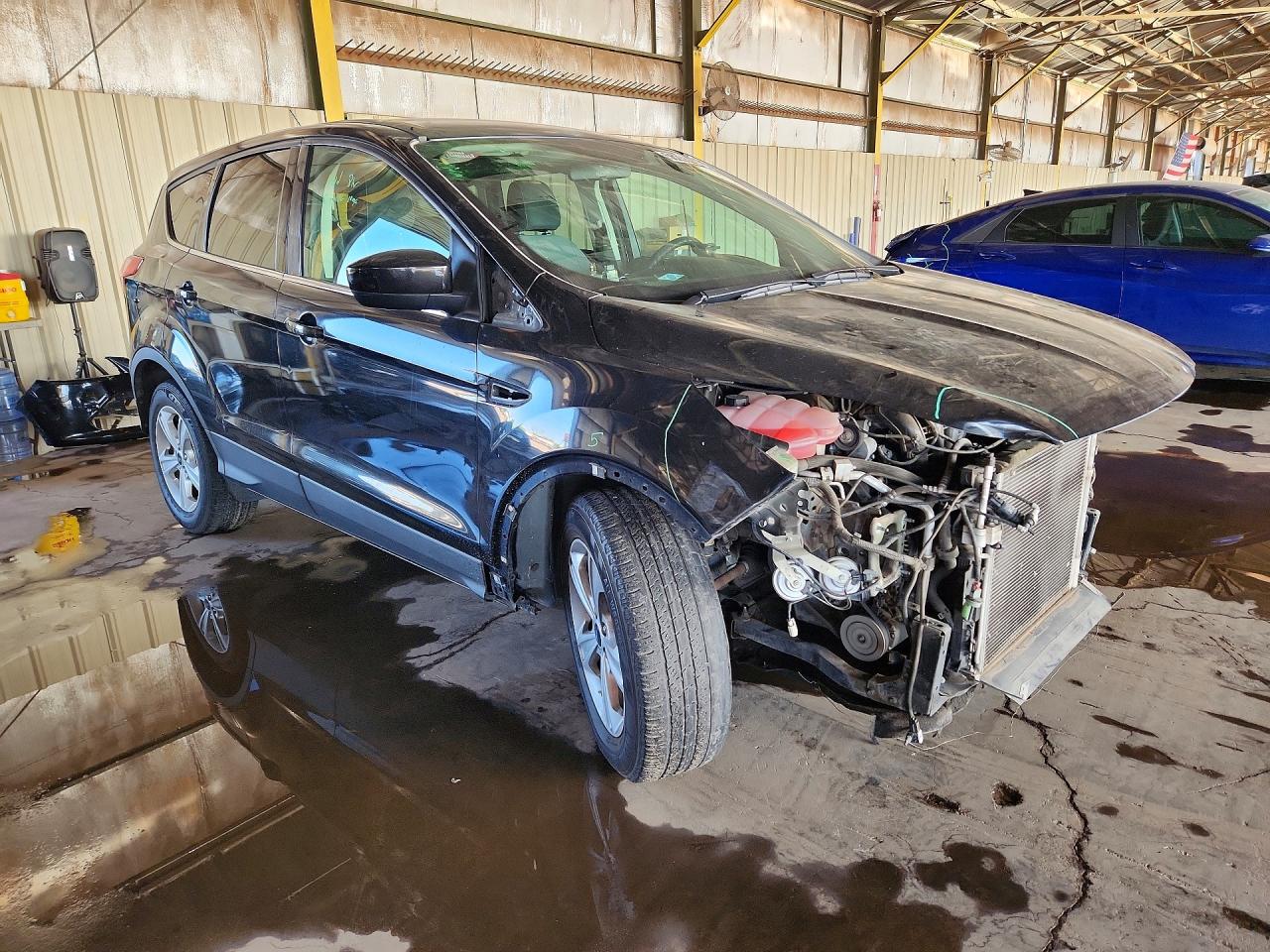 2015 Ford Escape Se Black vin: 1FMCU0G79FUB73050