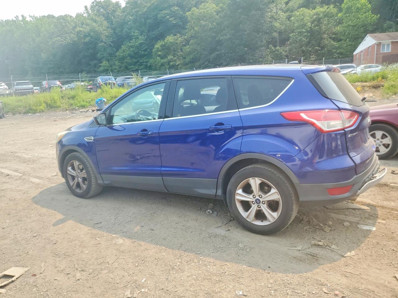 2015 Ford Escape Se Blue vin: 1FMCU0G79FUC21212