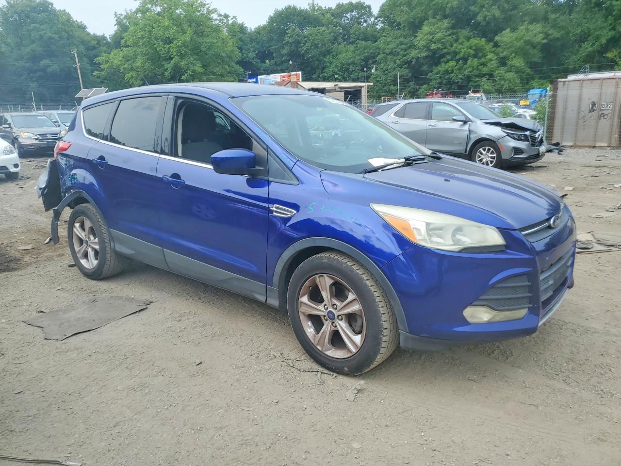 2015 Ford Escape Se Blue vin: 1FMCU0G79FUC21212