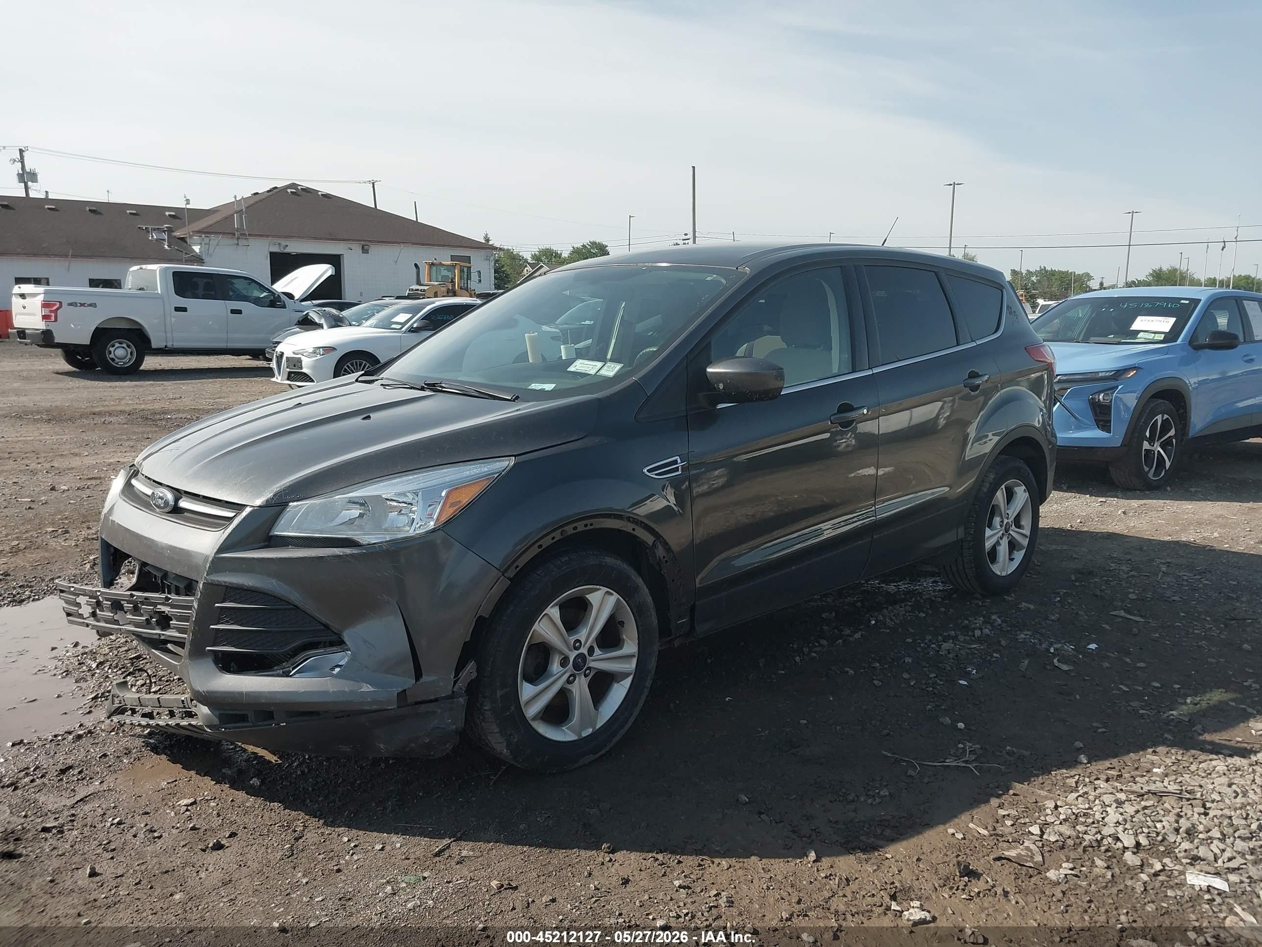 2015 Ford Escape Se Серый vin: 1FMCU0G79FUC80857