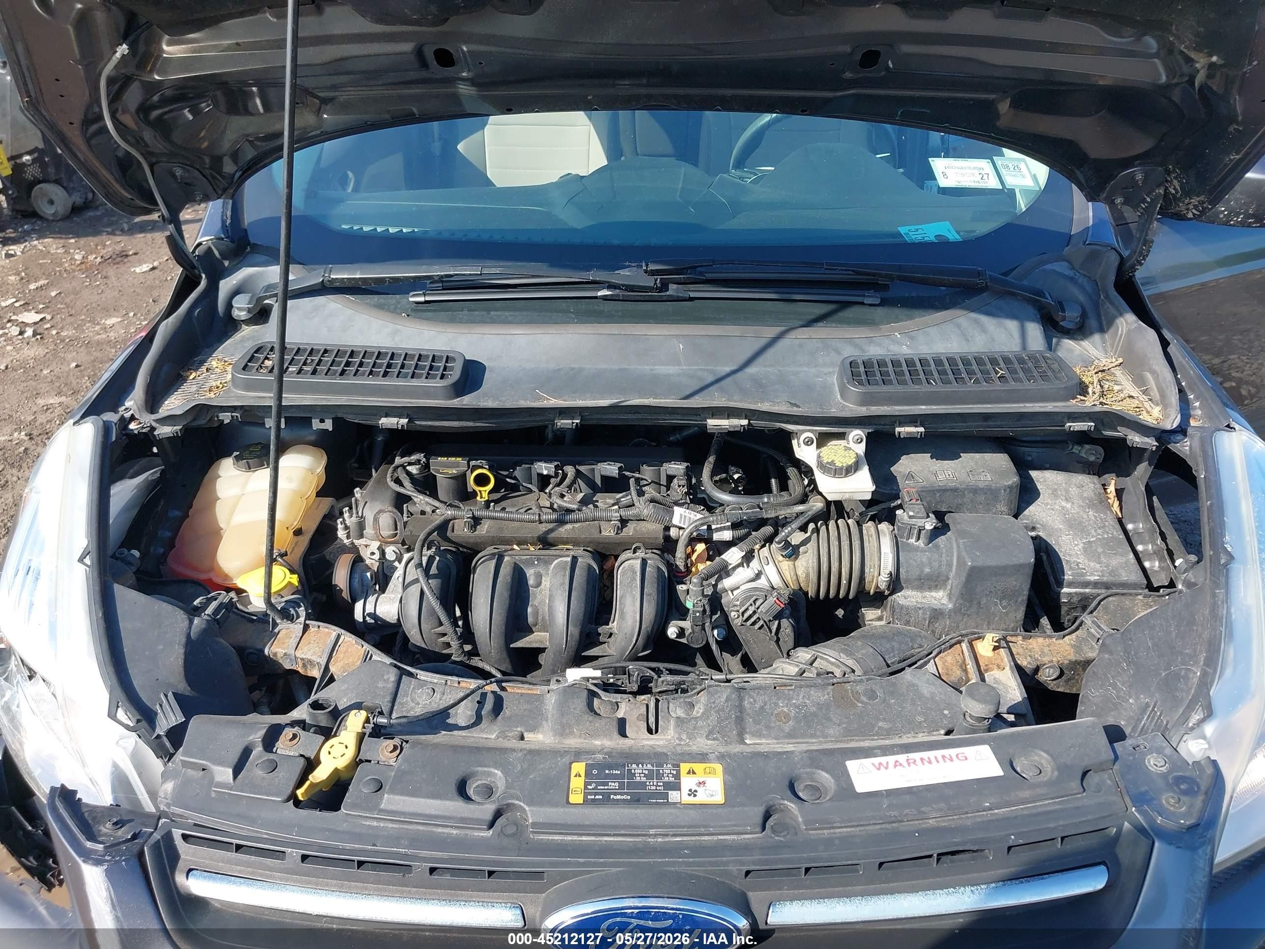 2015 Ford Escape Se Серый vin: 1FMCU0G79FUC80857