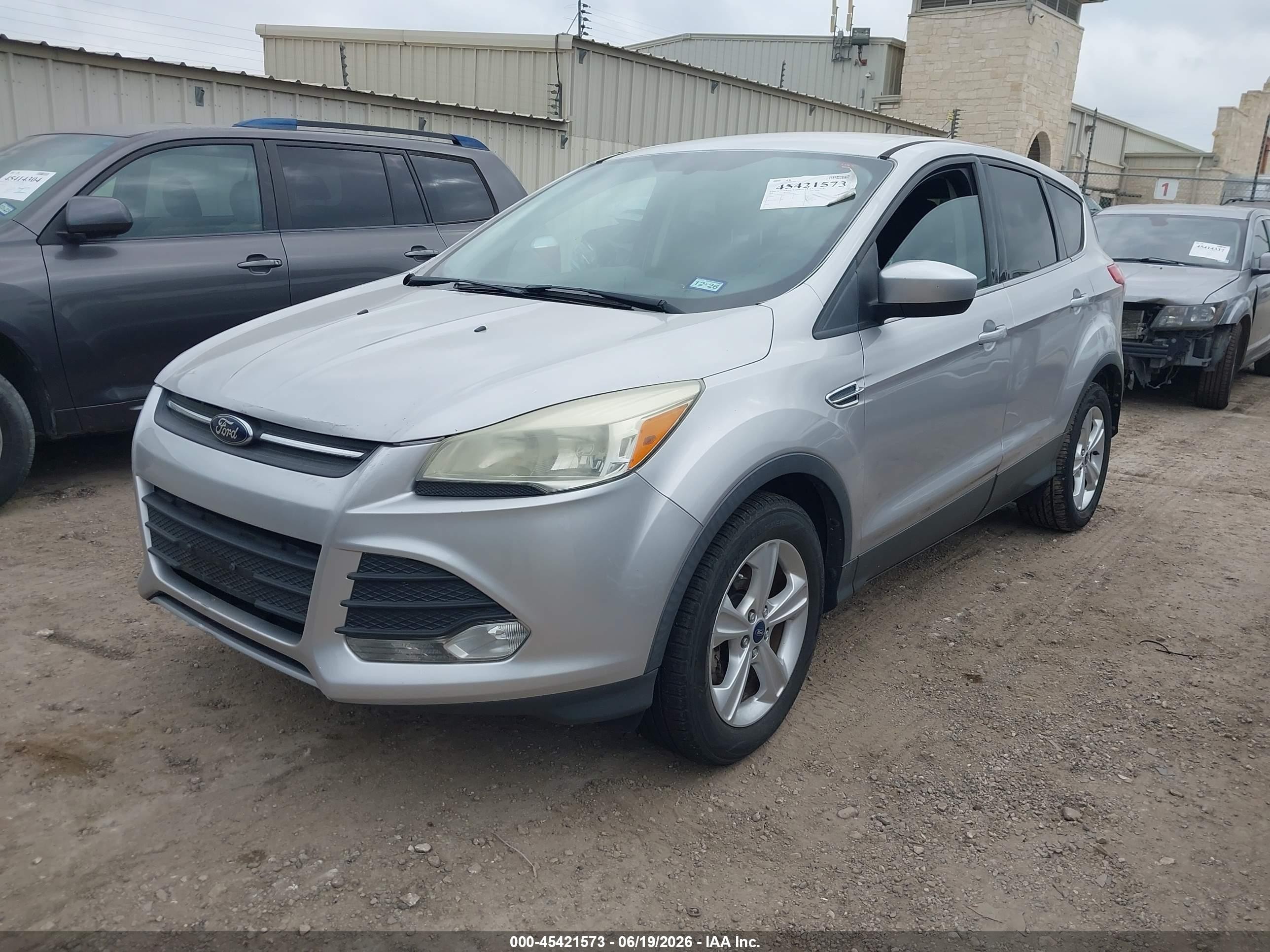 2015 Ford Escape Se Silver vin: 1FMCU0G7XFUA18930