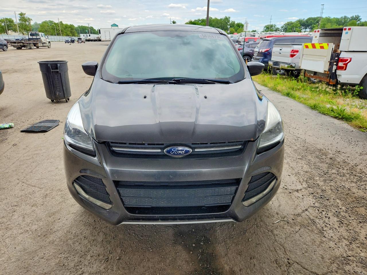 2015 Ford Escape Se Charcoal vin: 1FMCU0G7XFUB27517