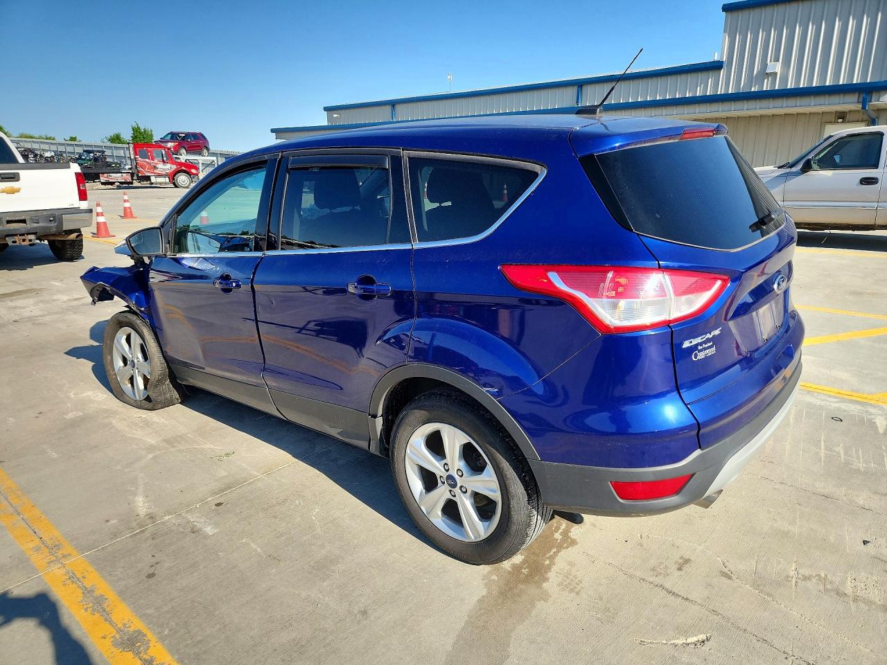 2015 Ford Escape Se Blue vin: 1FMCU0G7XFUB28408