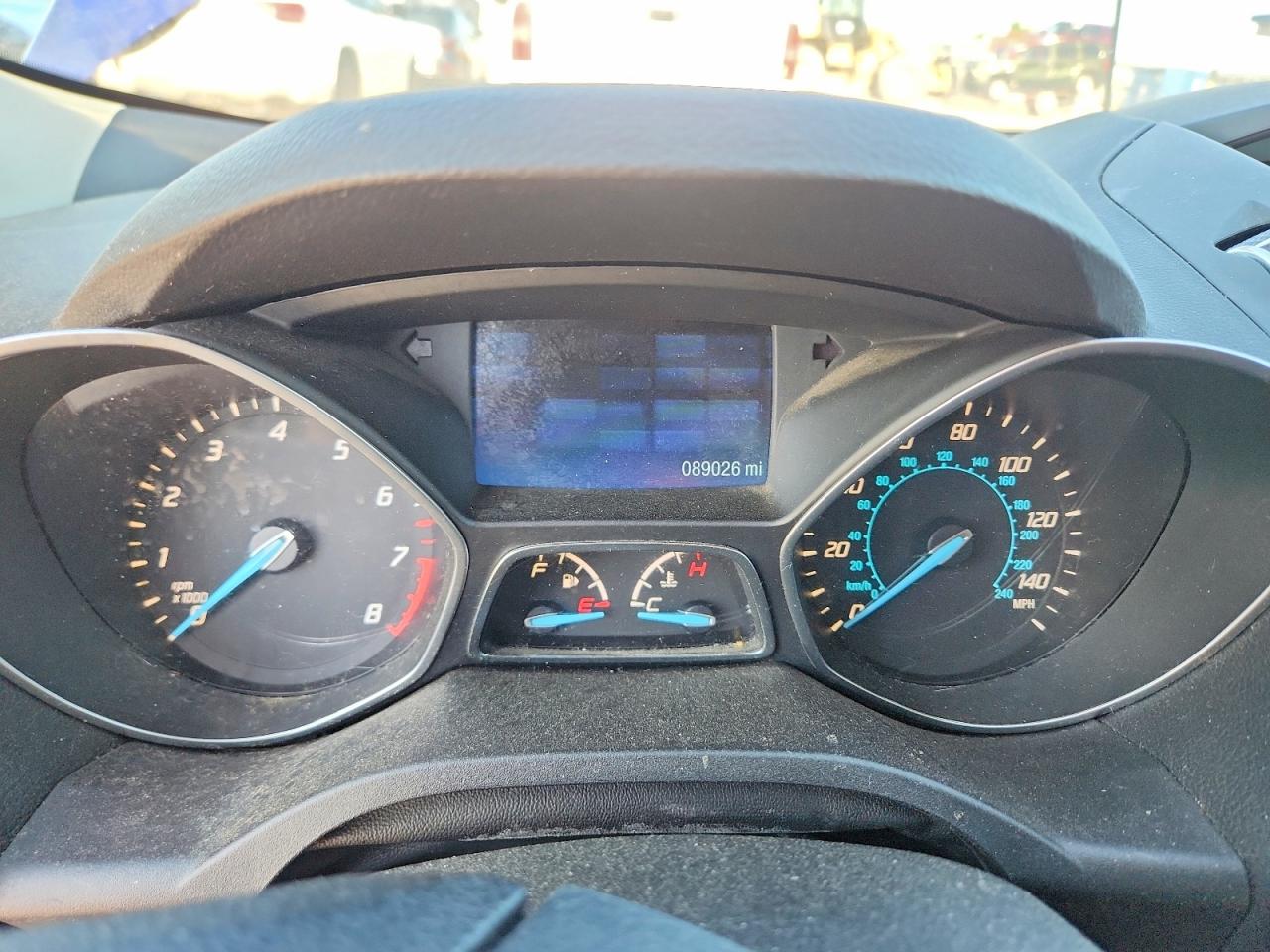2015 Ford Escape Se Blue vin: 1FMCU0G7XFUB28408