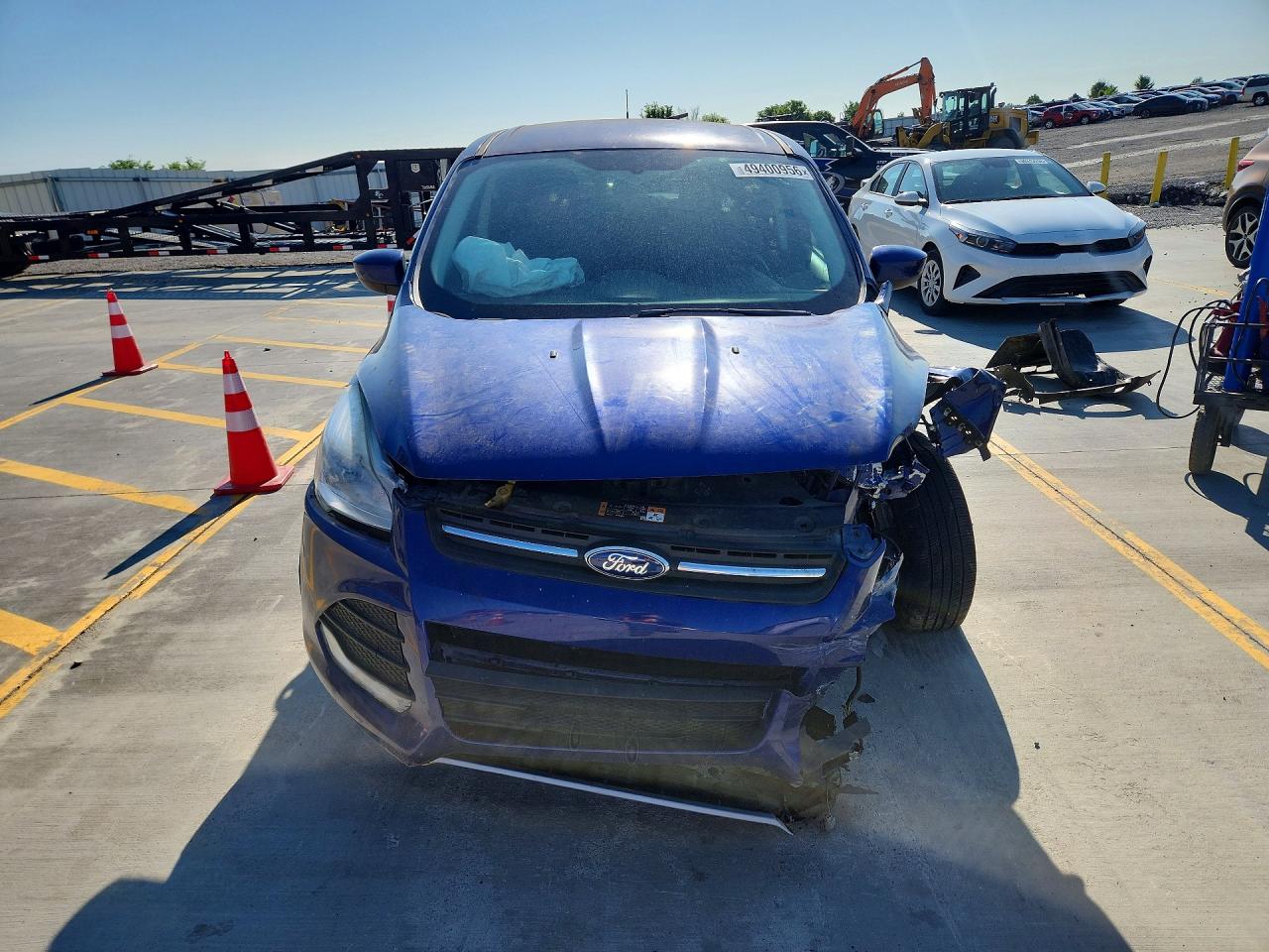 2015 Ford Escape Se Blue vin: 1FMCU0G7XFUB28408