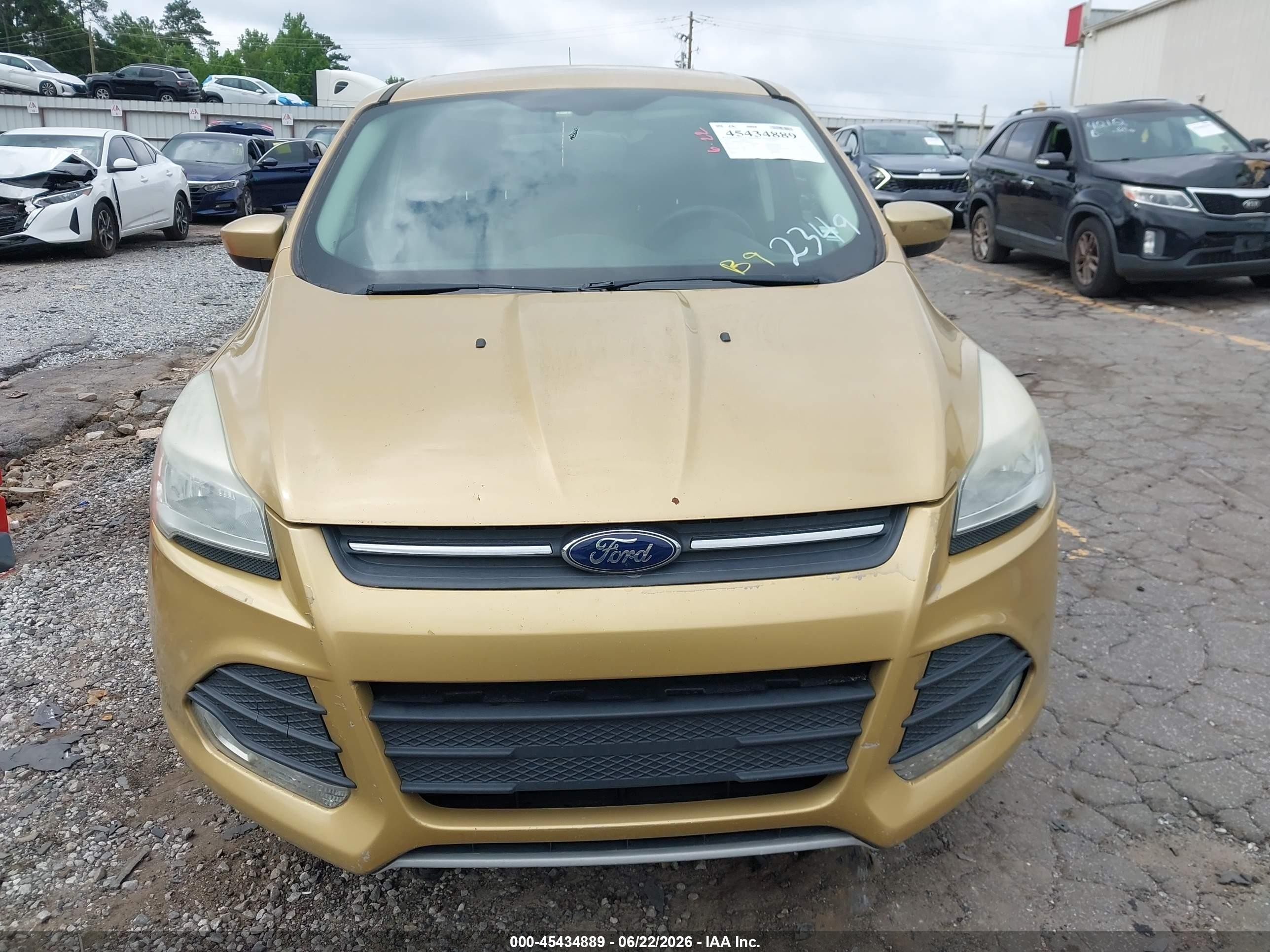 2015 Ford Escape Se Gold vin: 1FMCU0G7XFUB92349