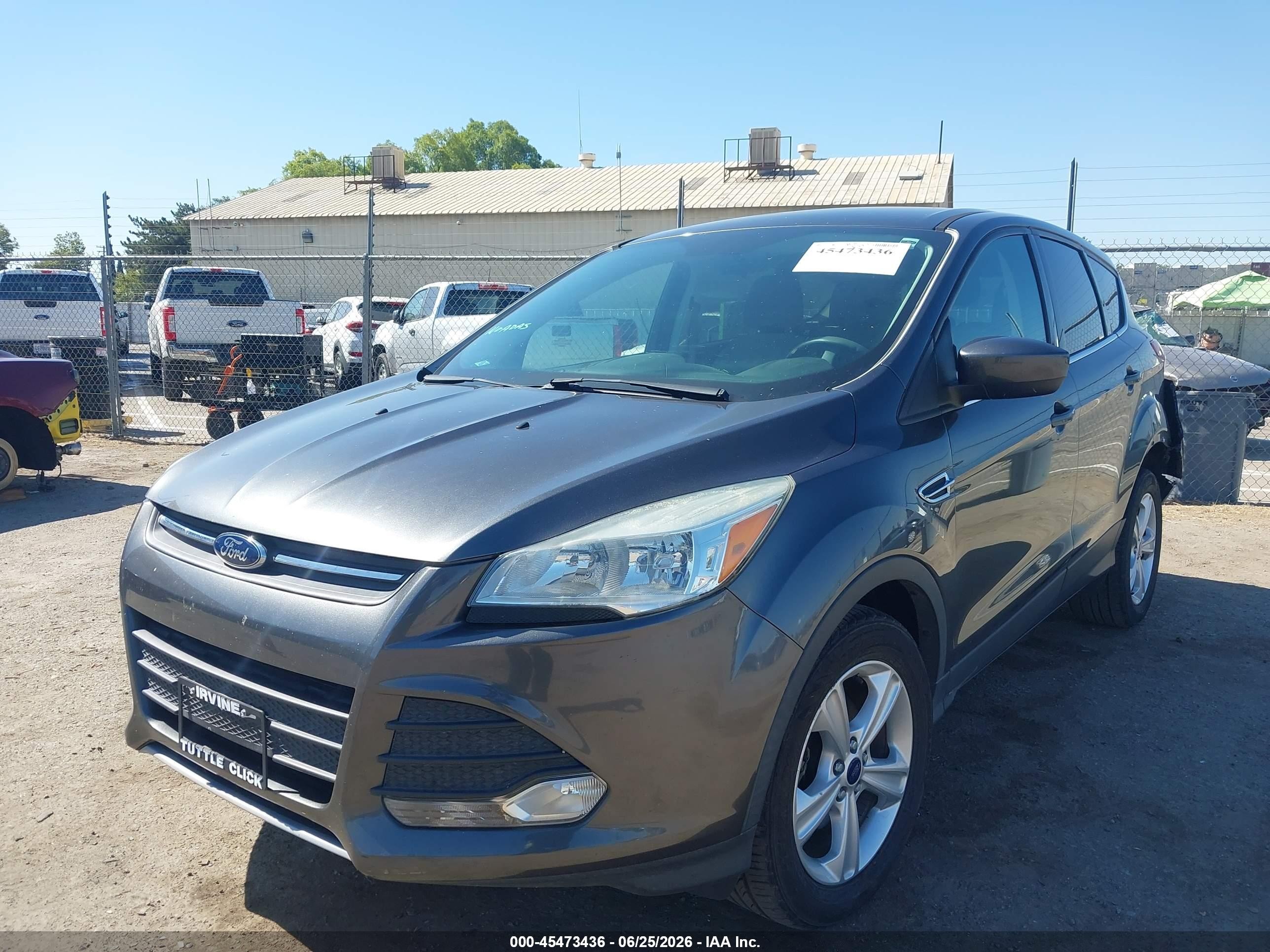 2015 Ford Escape Se Серый vin: 1FMCU0G7XFUC12874