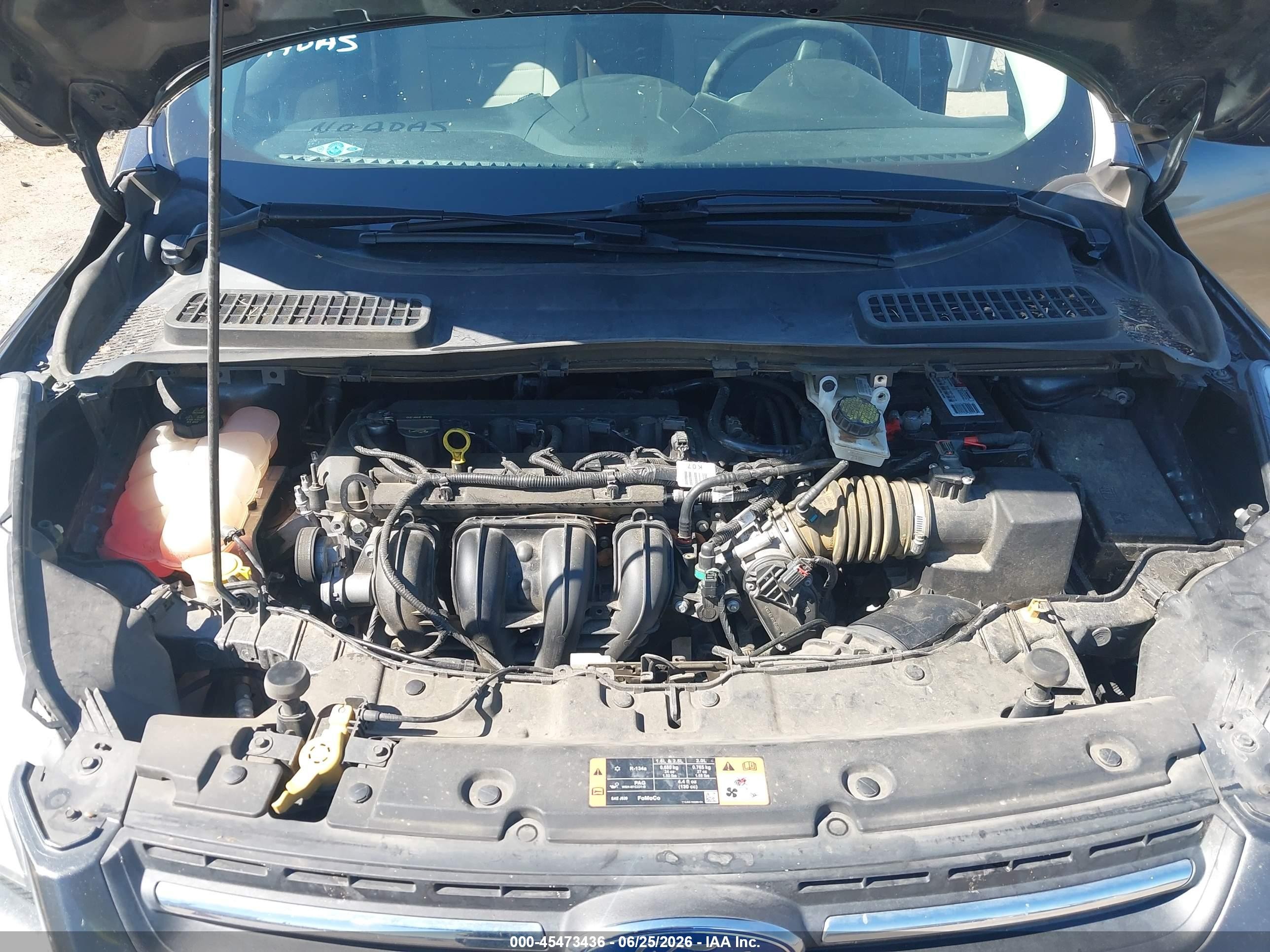 2015 Ford Escape Se Серый vin: 1FMCU0G7XFUC12874