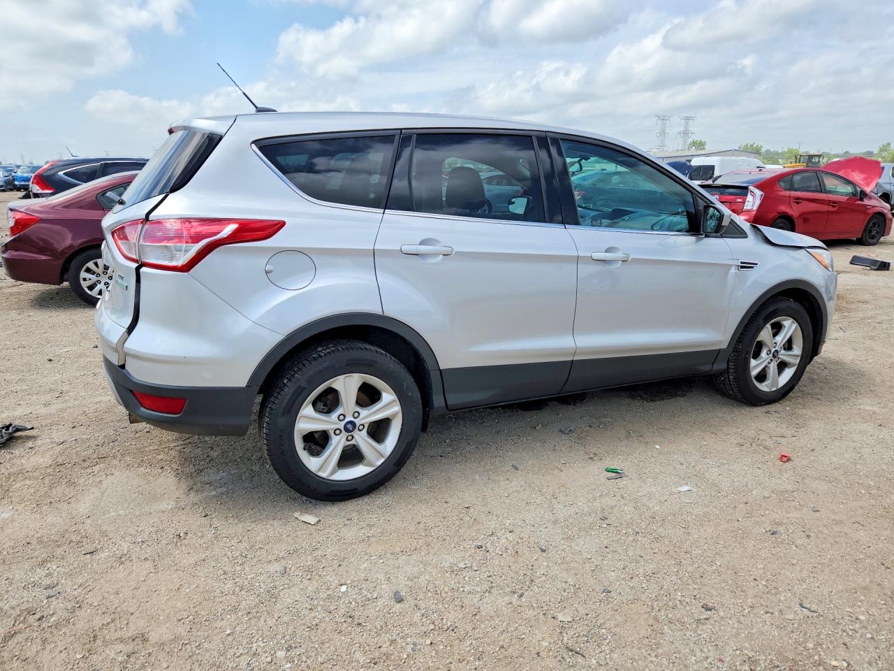 2013 Ford Escape Se Silver vin: 1FMCU0G90DUB13401