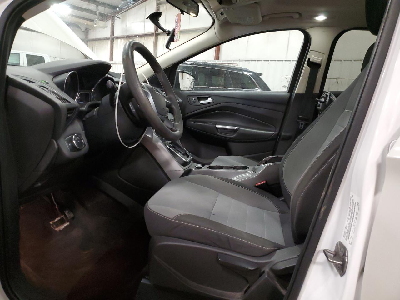 2013 Ford Escape Se White vin: 1FMCU0G90DUC57210